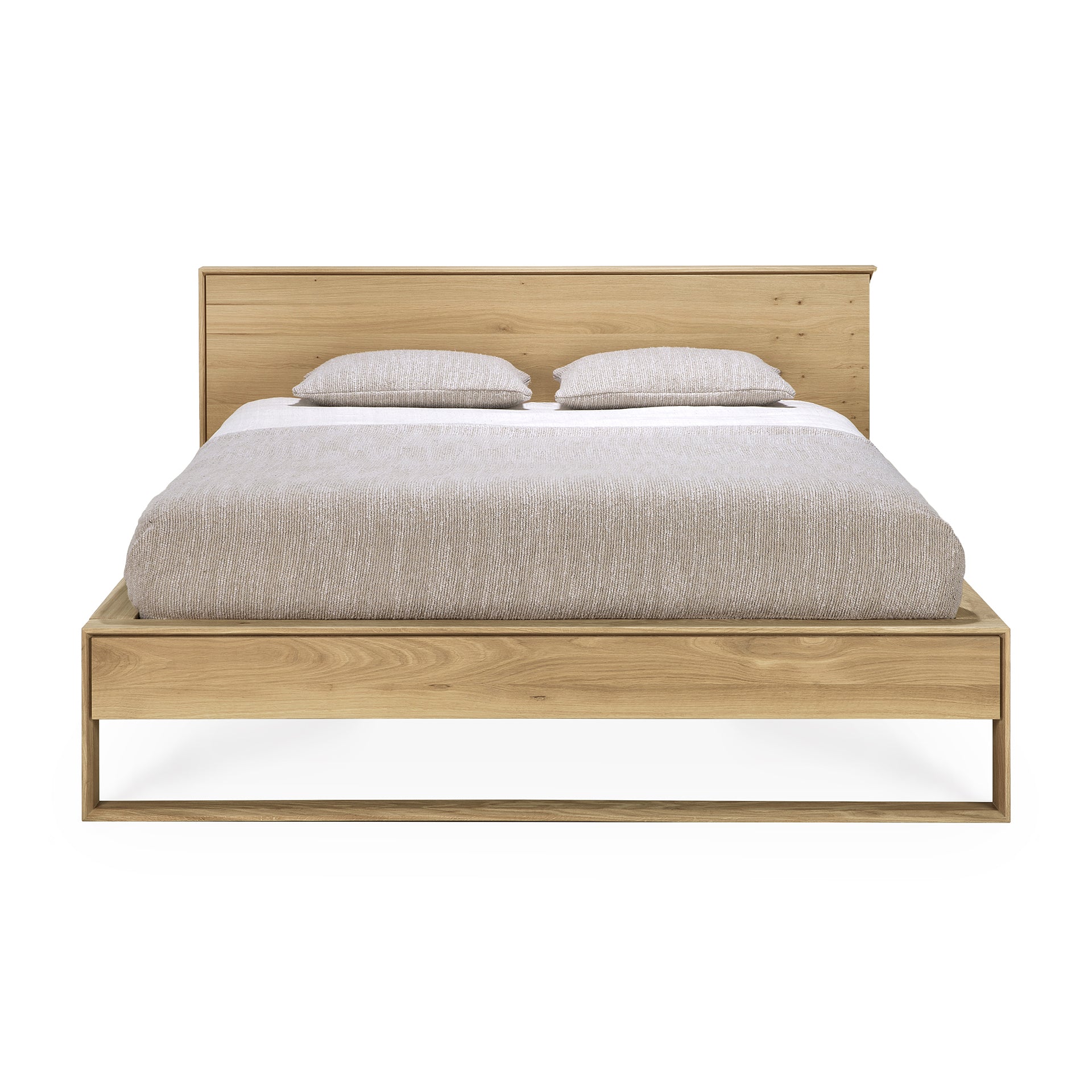 Nordic II Solid Oak Bed, King