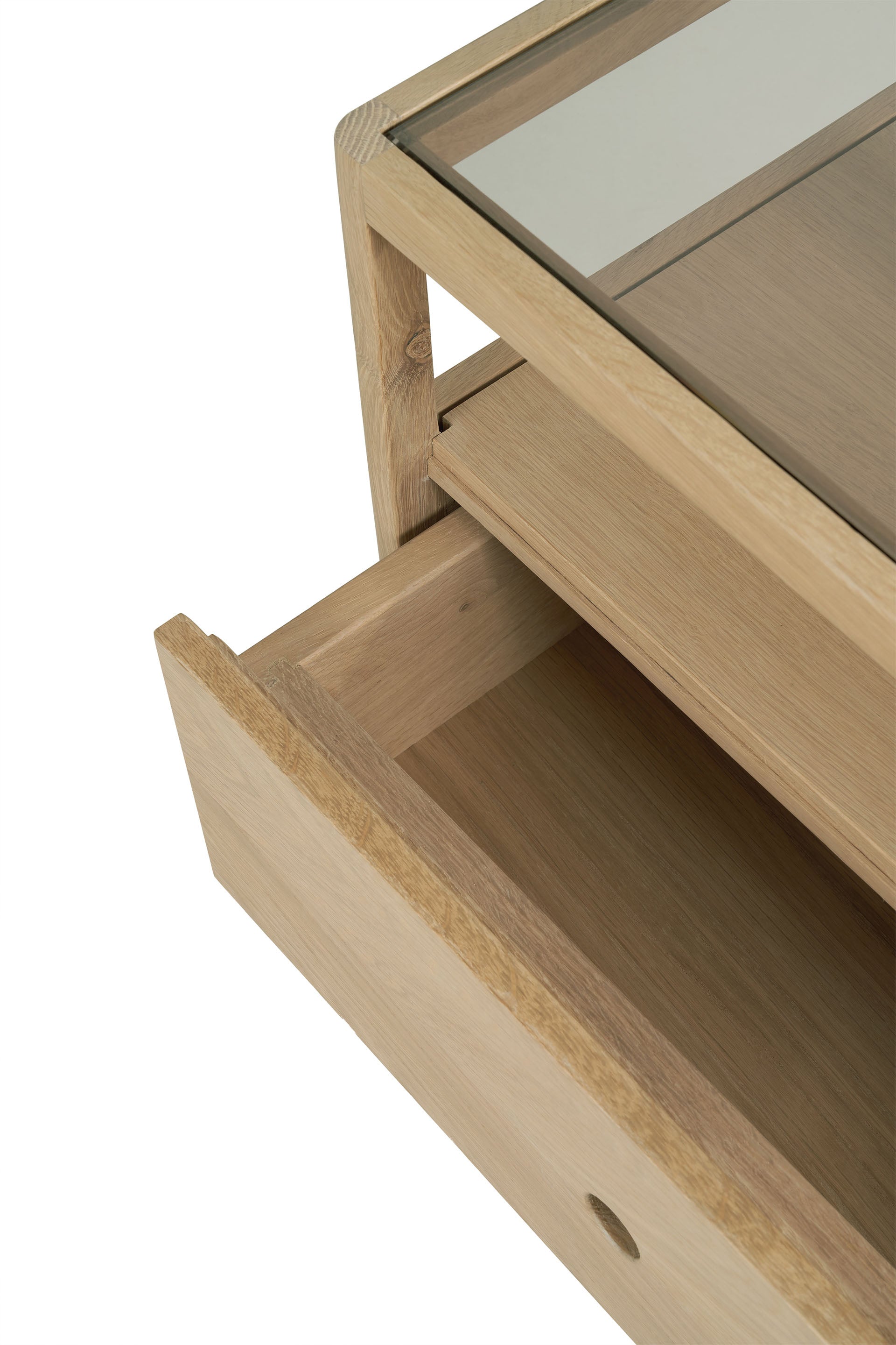 Spindle Solid Oak Bedside Table