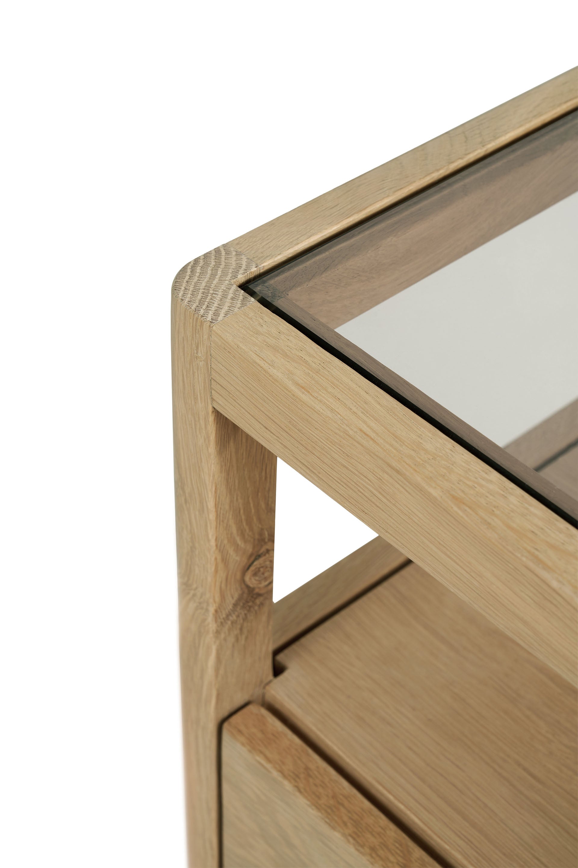 Spindle Solid Oak Bedside Table