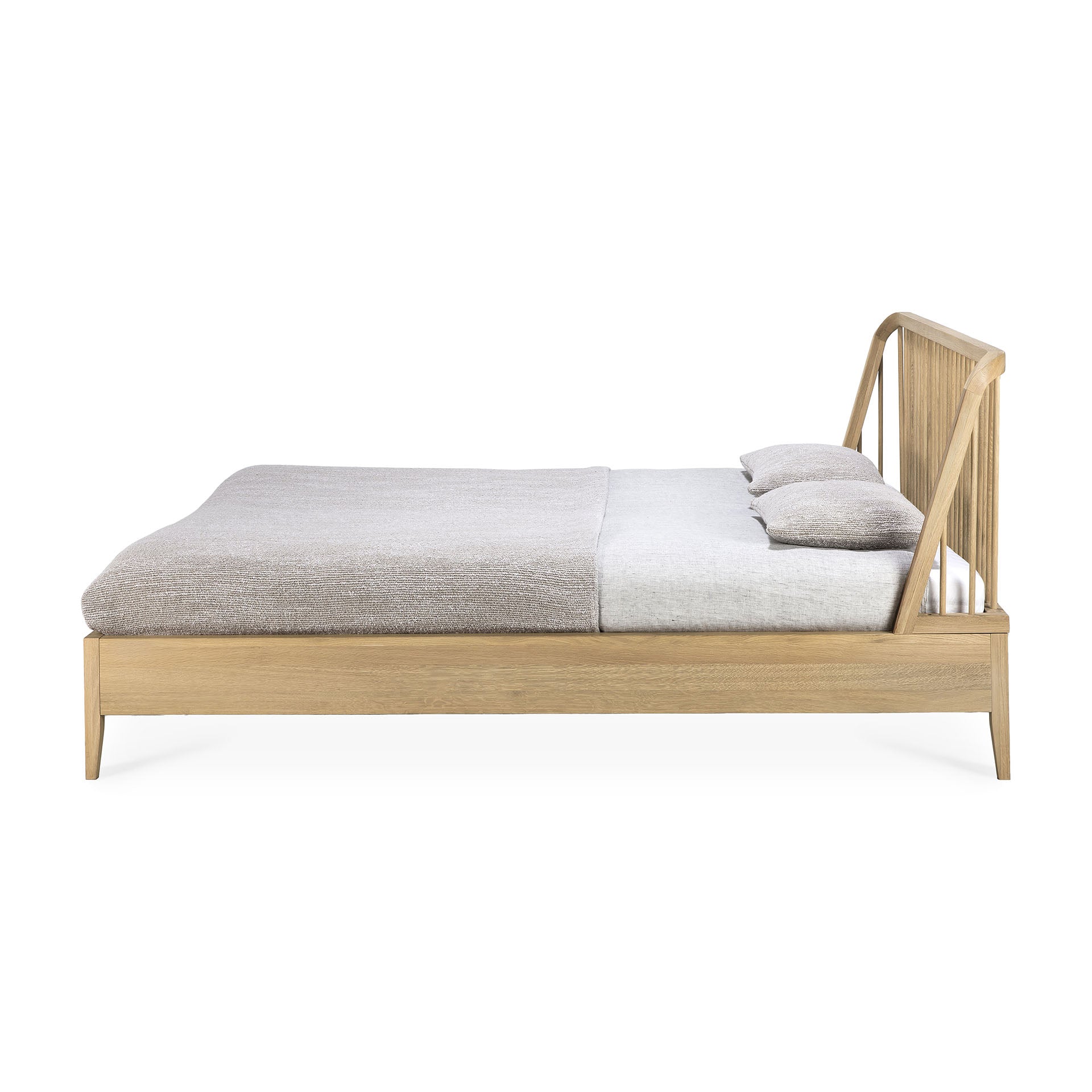 Spindle Solid Oak Bed, King