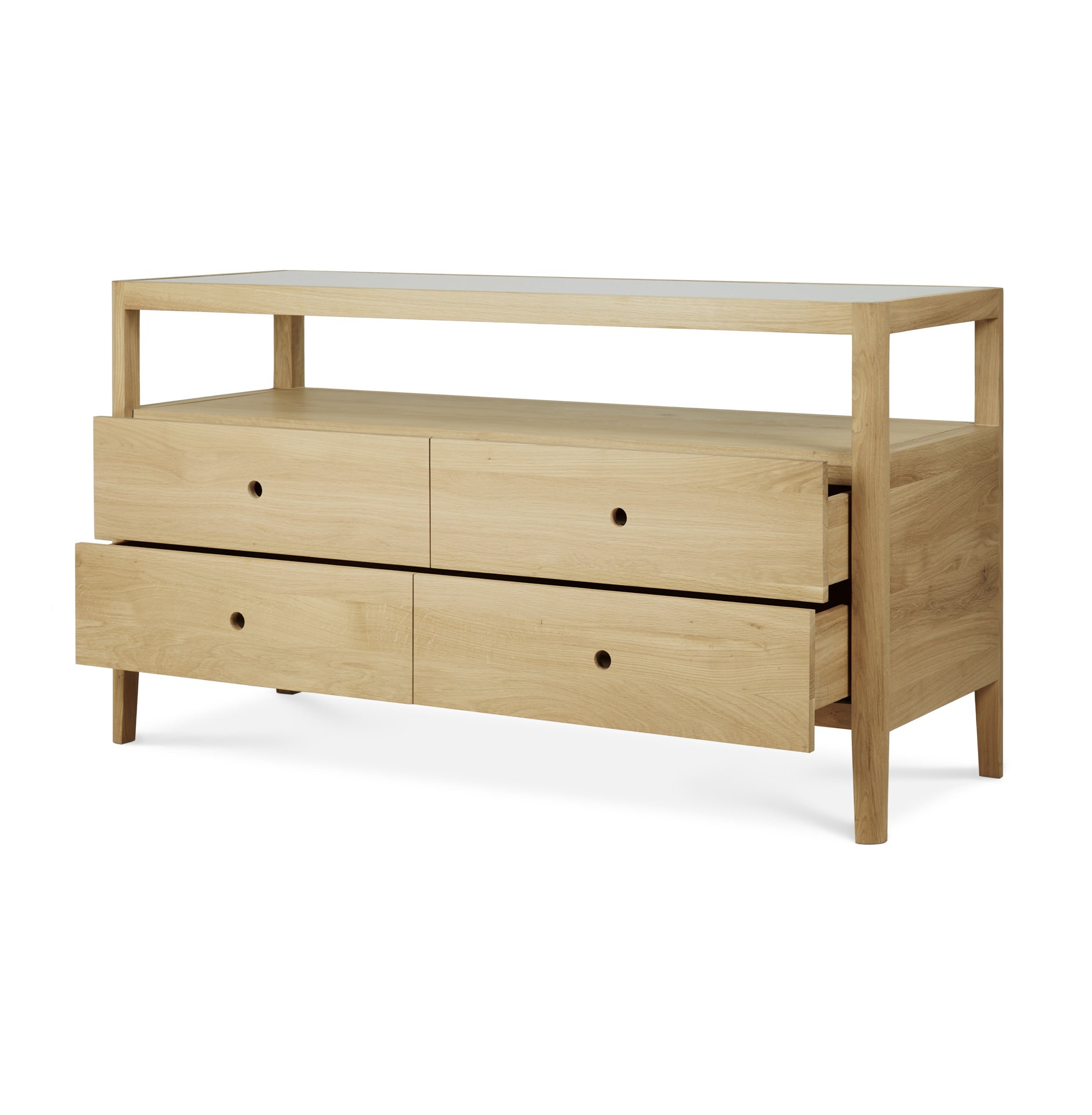 Spindle Solid Oak Dresser