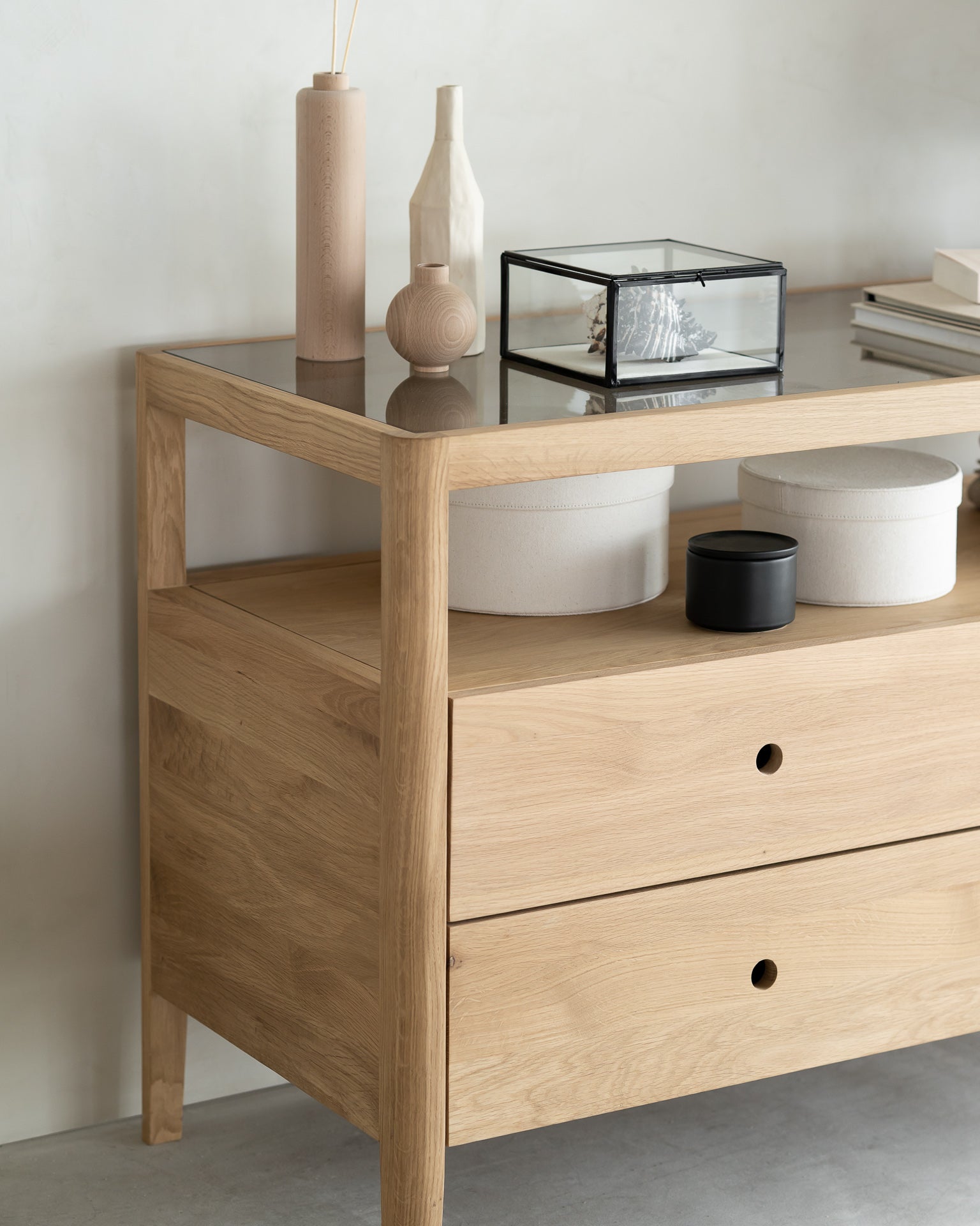 Spindle Solid Oak Dresser
