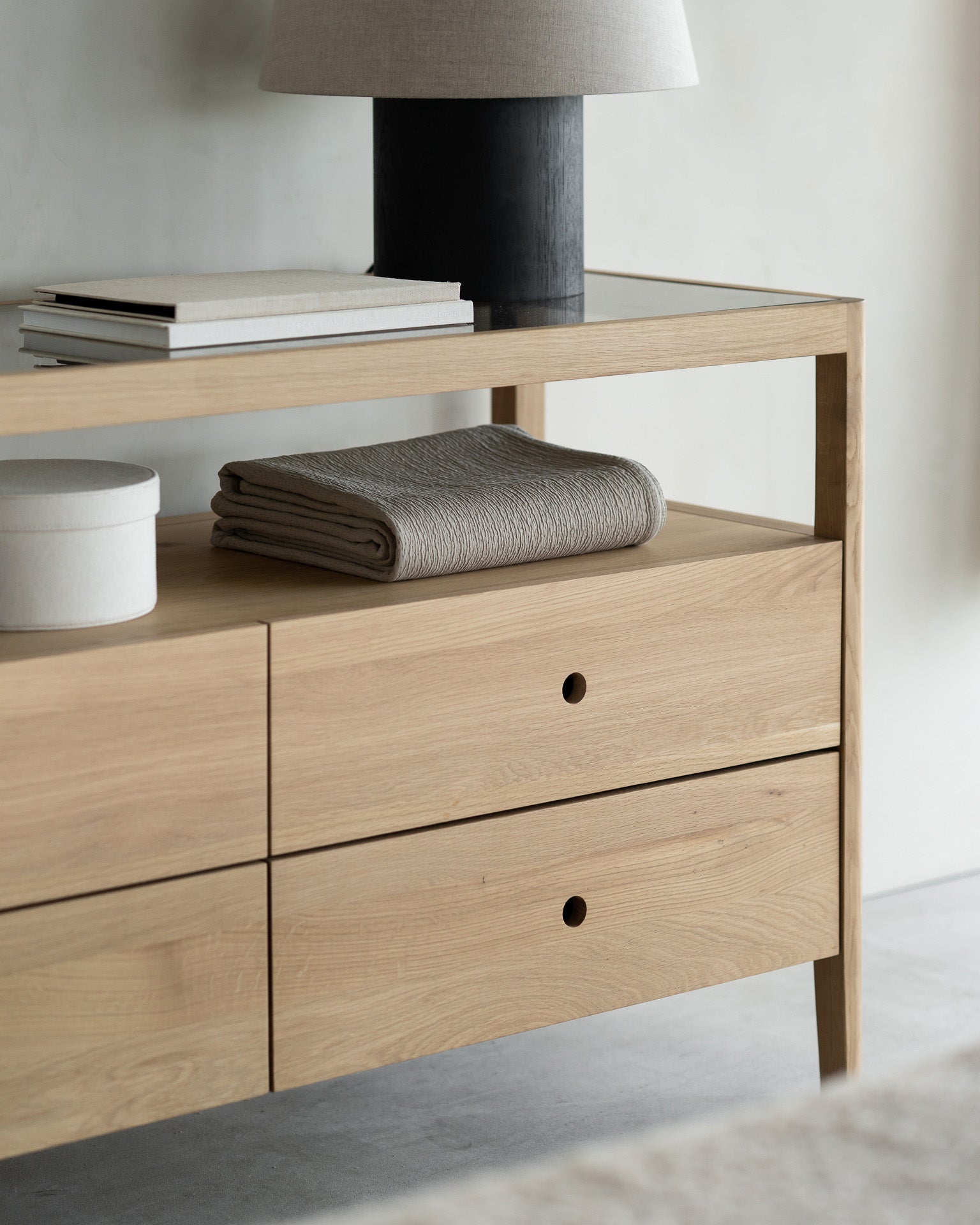 Spindle Solid Oak Dresser