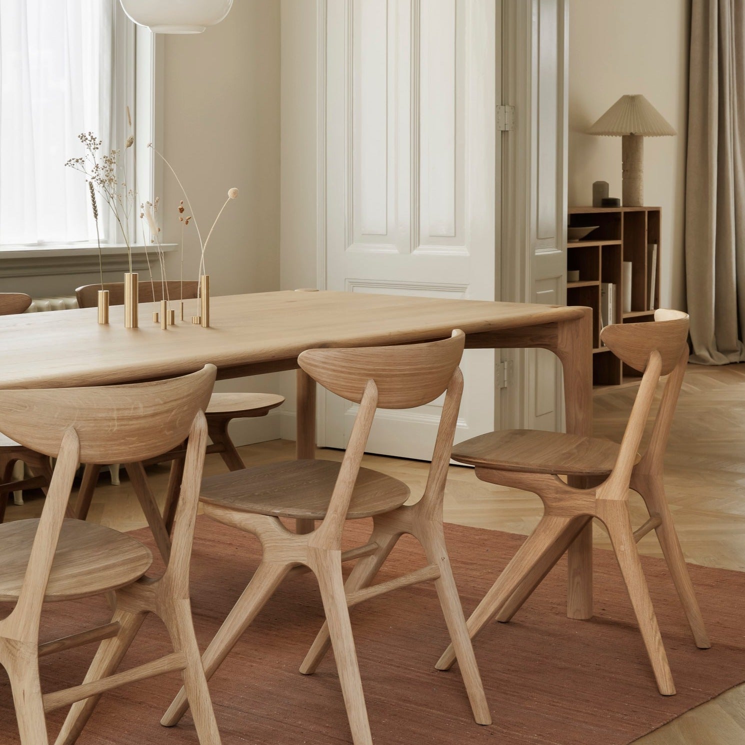 PI Solid Oak Dining table - oak - rectangular