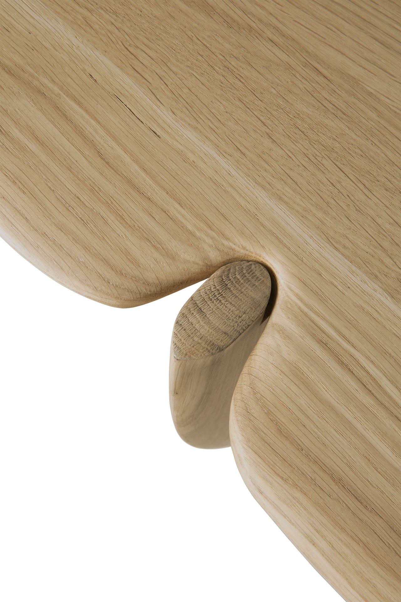 PI coffee table - varnished oak - rectangular