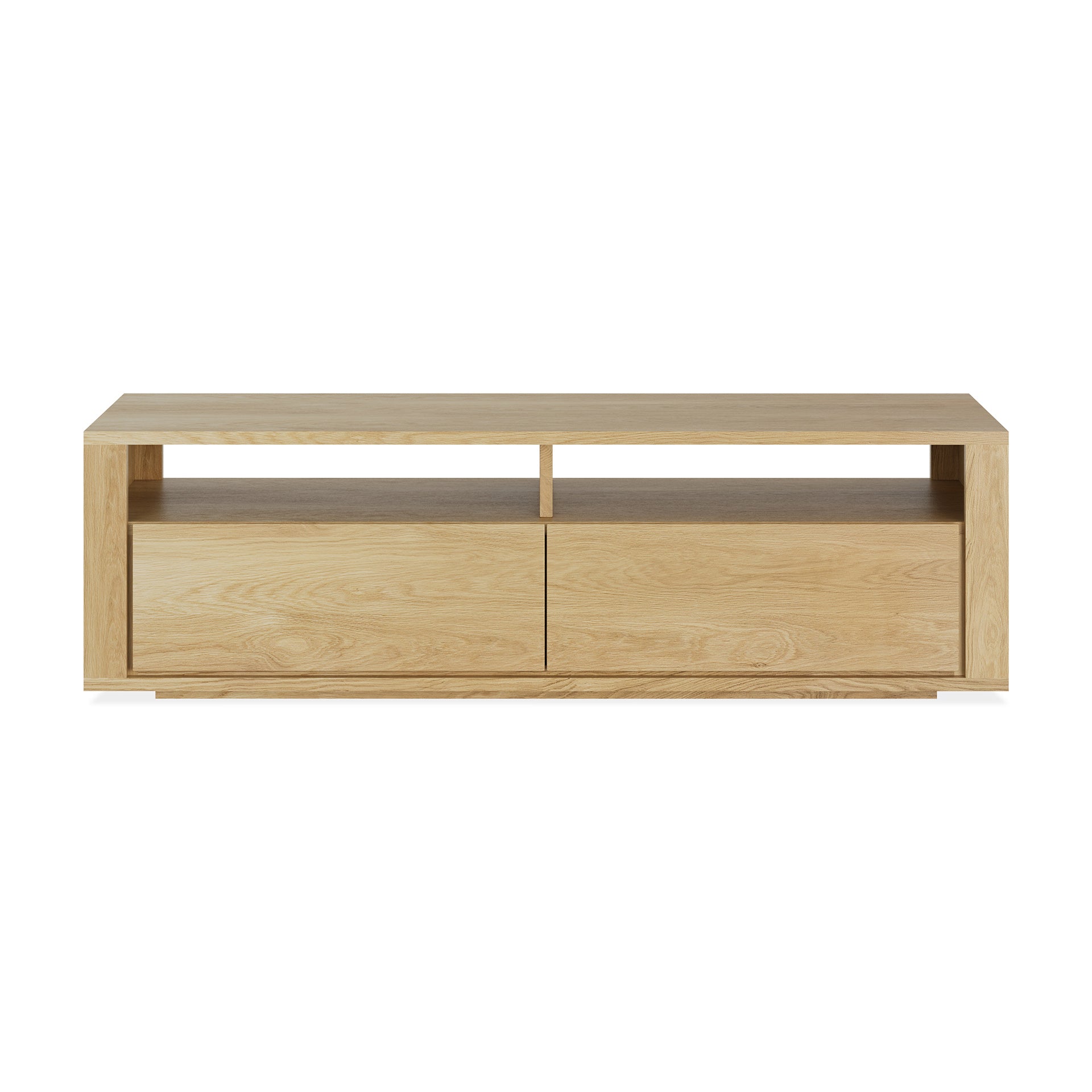 Shadow Solid Oak Media Console, 55.5"