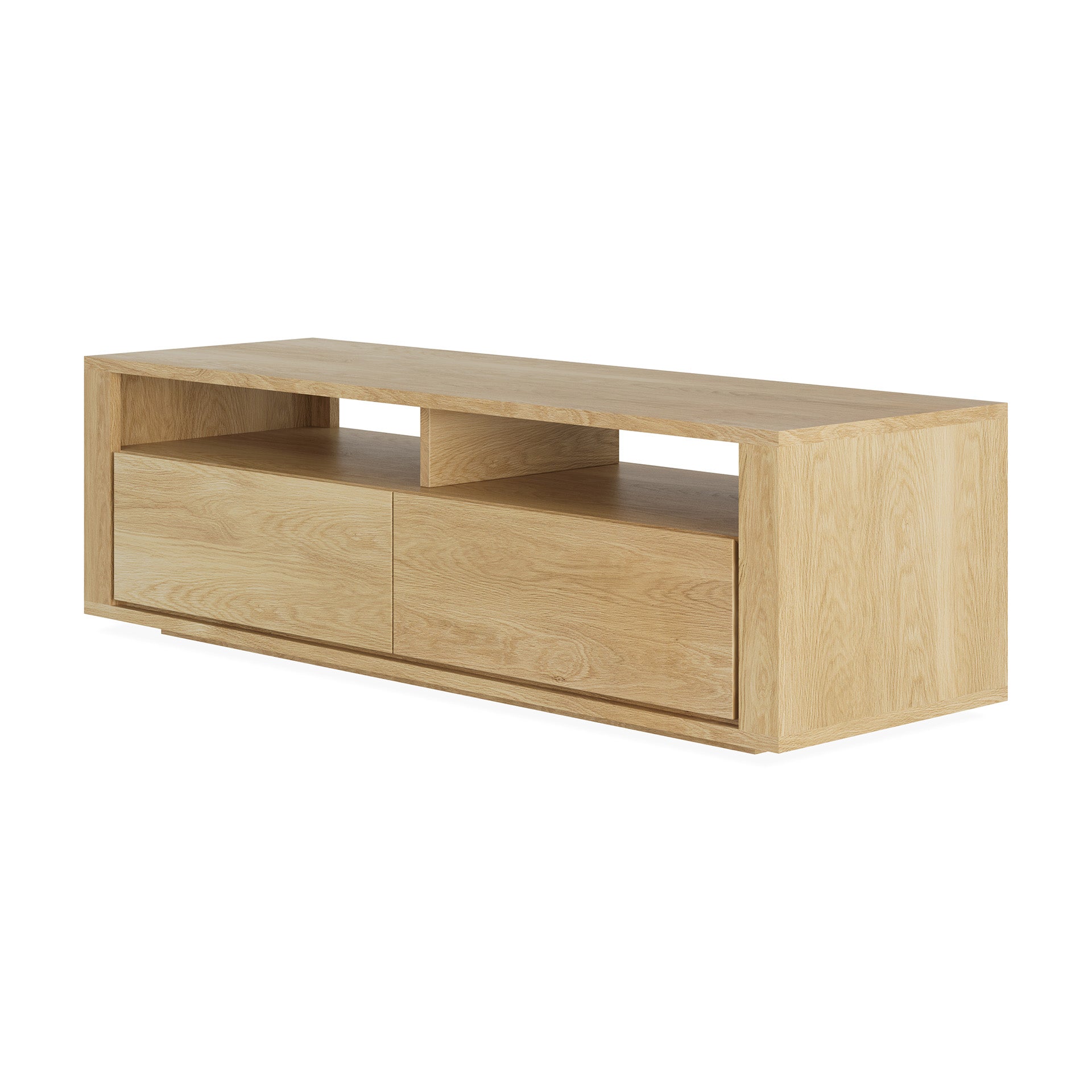 Shadow Solid Oak Media Console, 55.5"