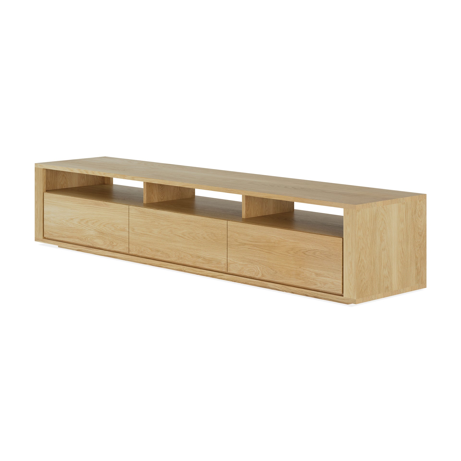 Shadow Solid Oak Media Console, 83"