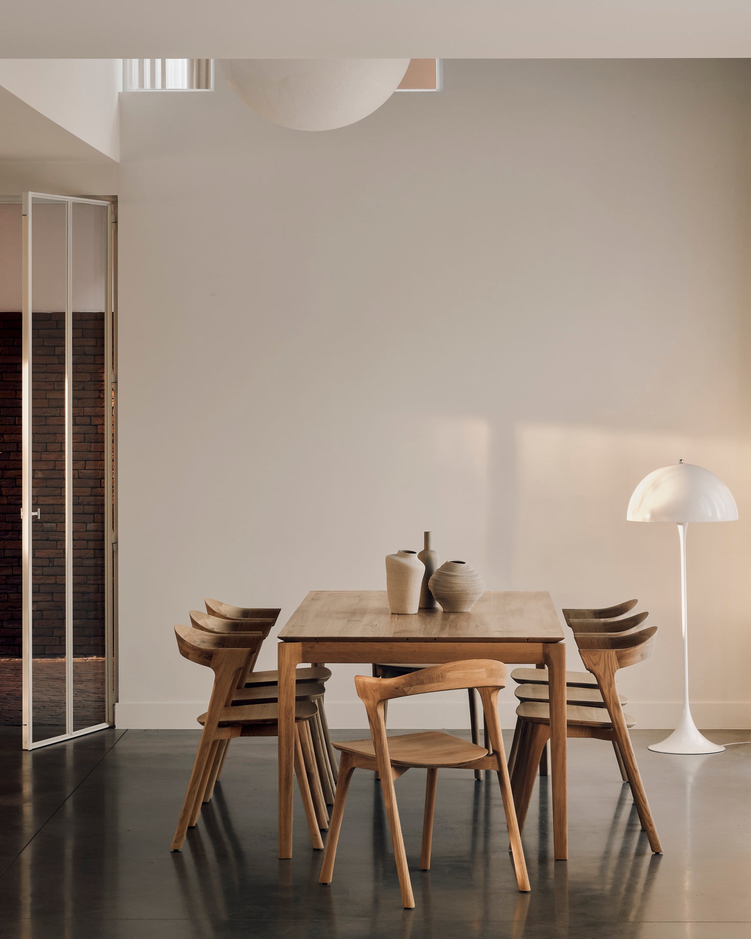 Bok Extendable Solid Oak Dining Table, Rectangular