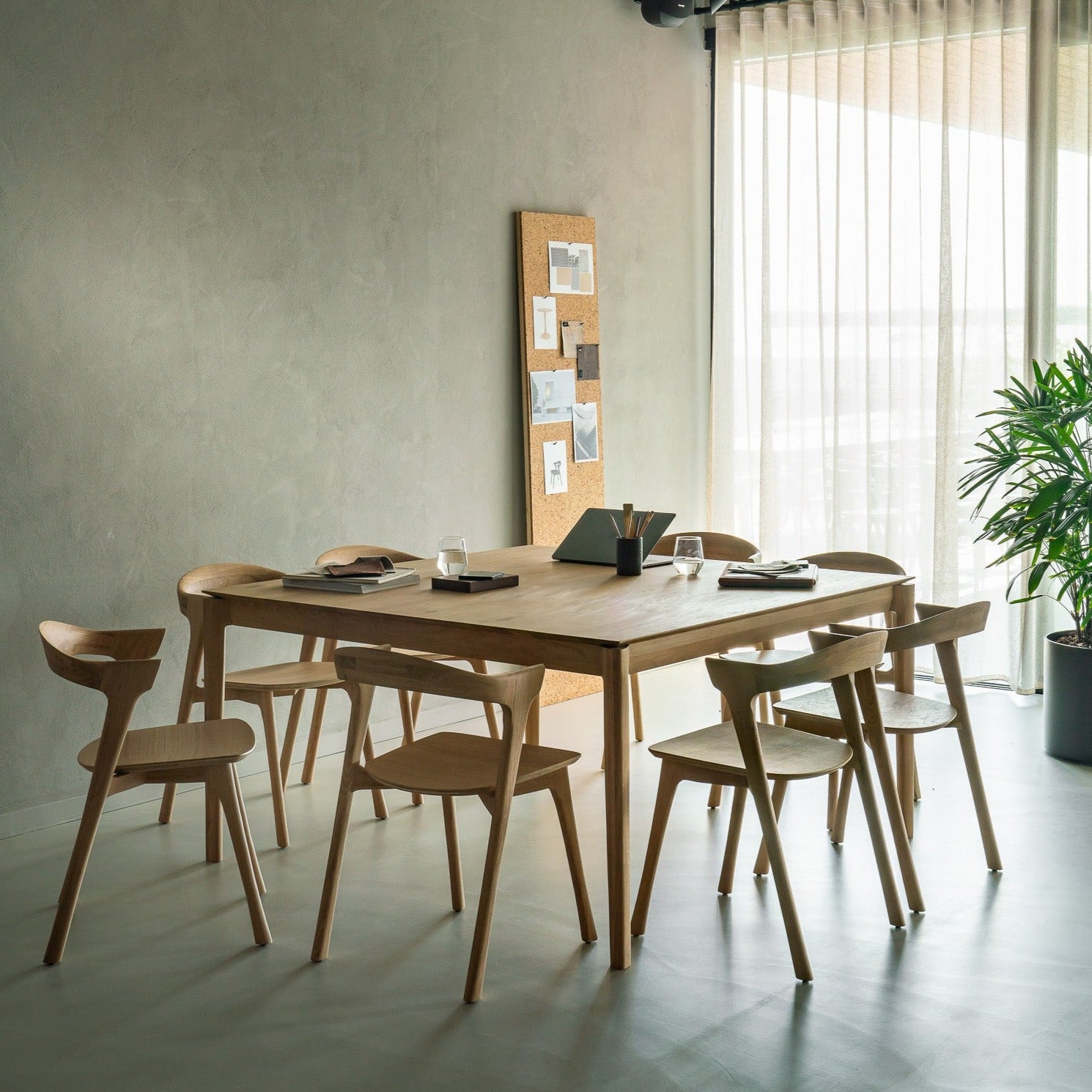 Bok dining table - oak - square