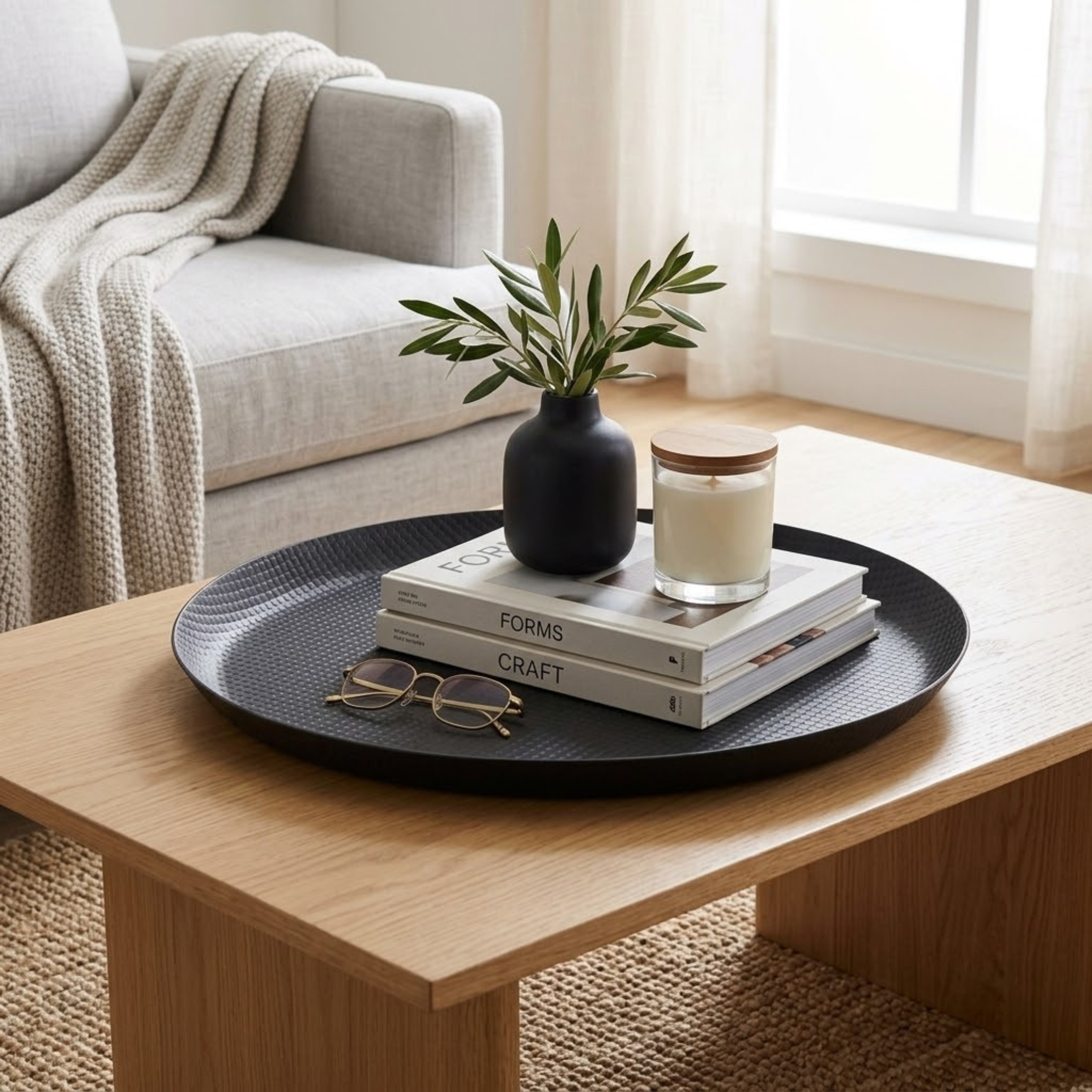 Wallis Aluminum Tray, Extra Large