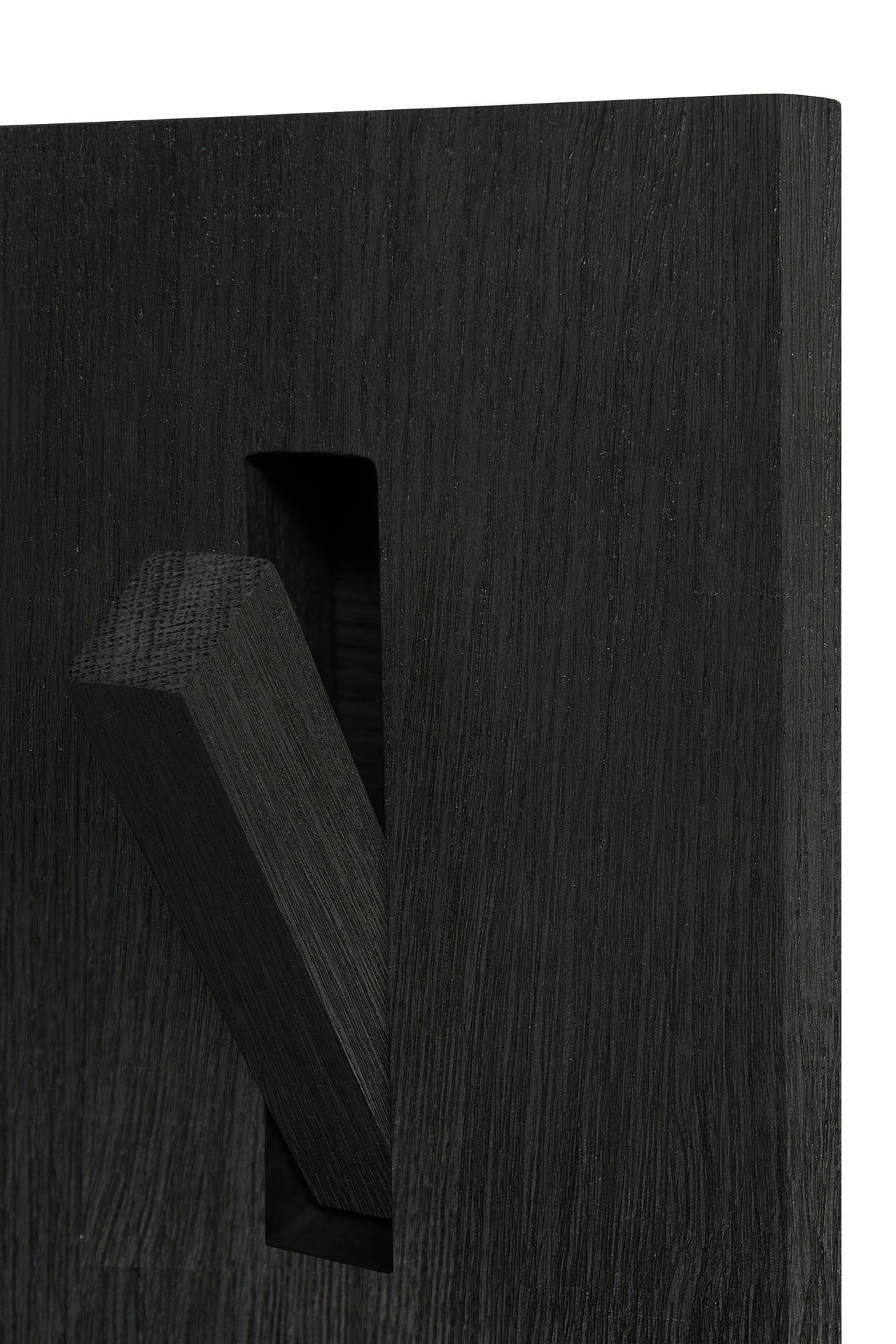 Utilitile Solid Black Oak Wall Hanger