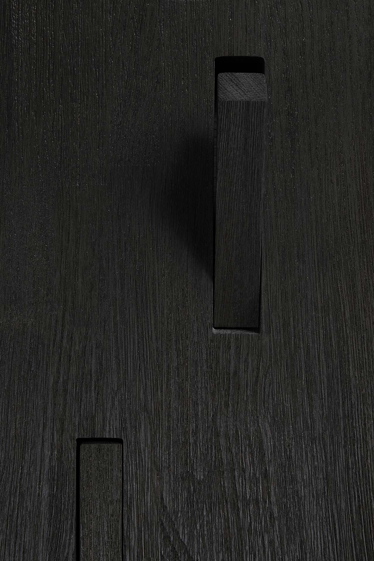 Utilitile Solid Black Oak Wall Hanger