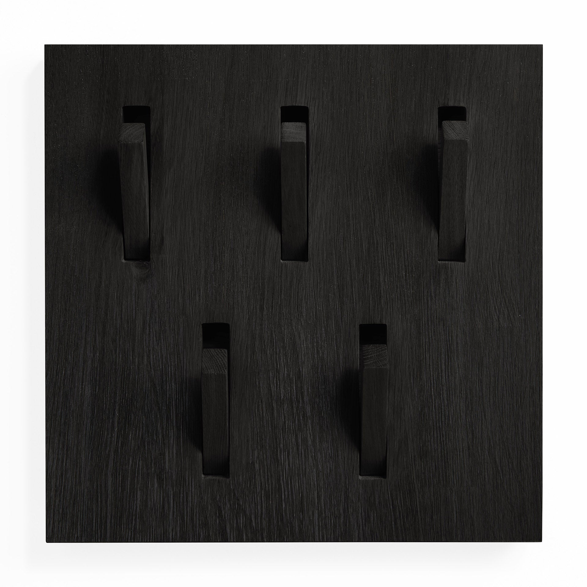 Utilitile Solid Black Oak Wall Hanger