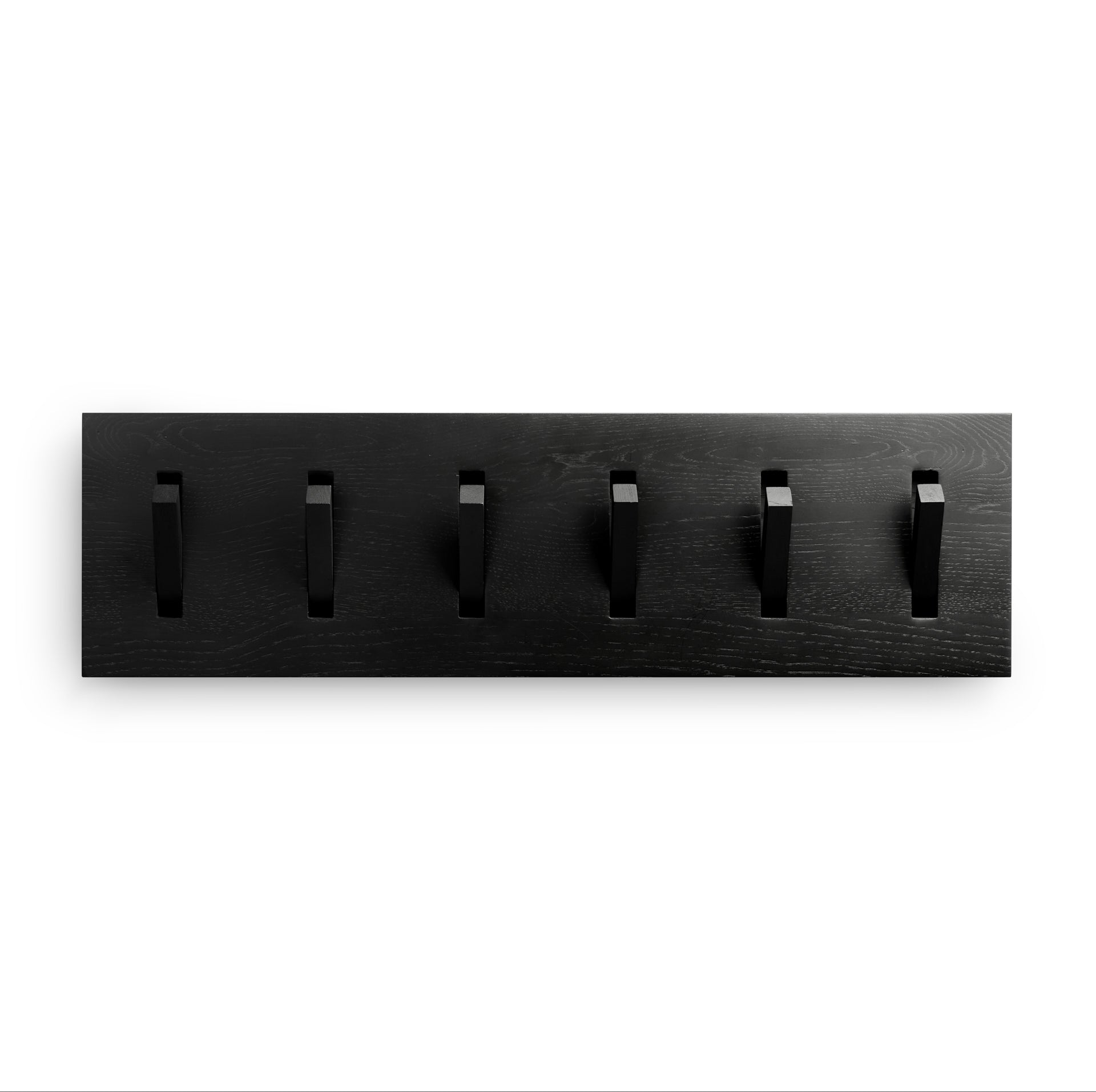 Utilitile Solid Black Oak Wall Hanger, Large