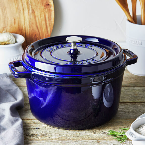 Staub Oval Baking Dish - Dark Blue - 9 in