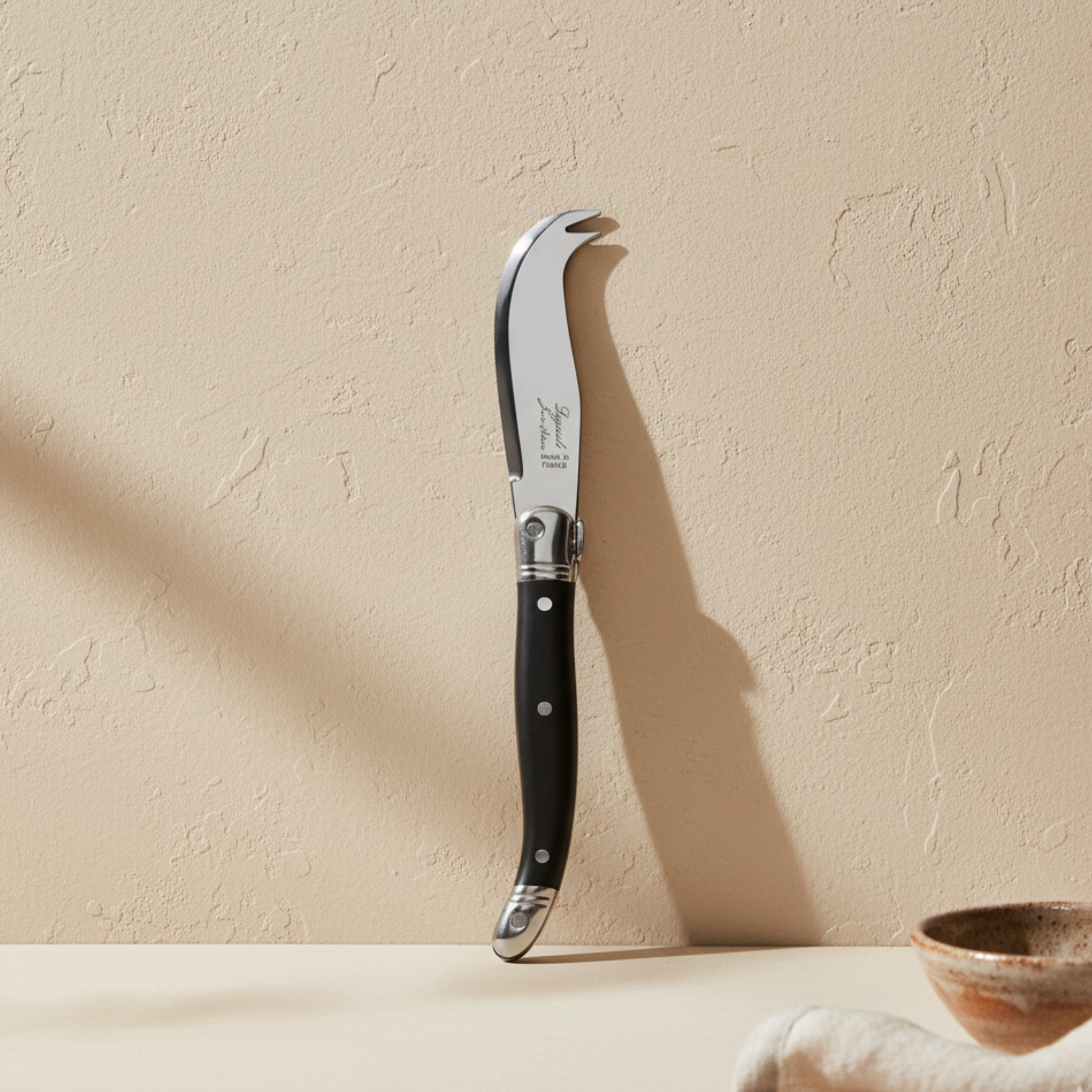 Set of 4 Laguiole Mini Fork-tipped Knife Black