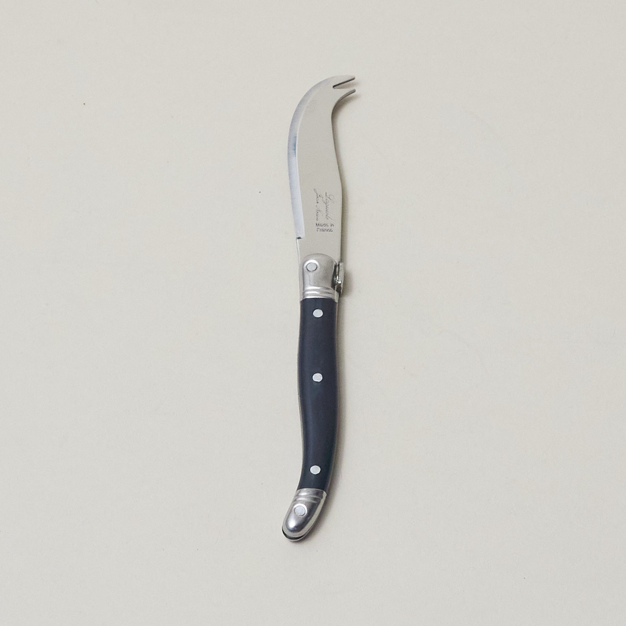 Set of 4 Laguiole Mini Fork-tipped Knife Black