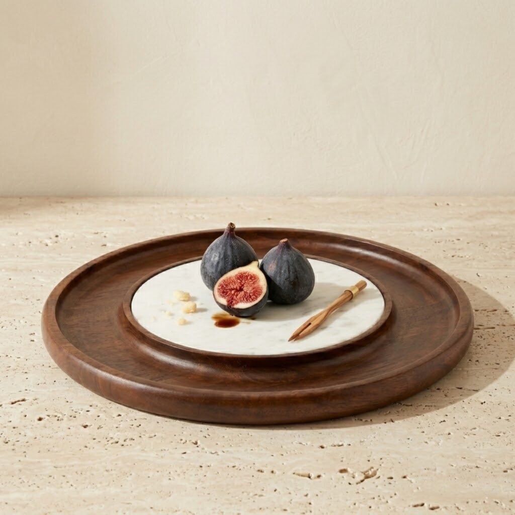 Talo Serving Board, Round