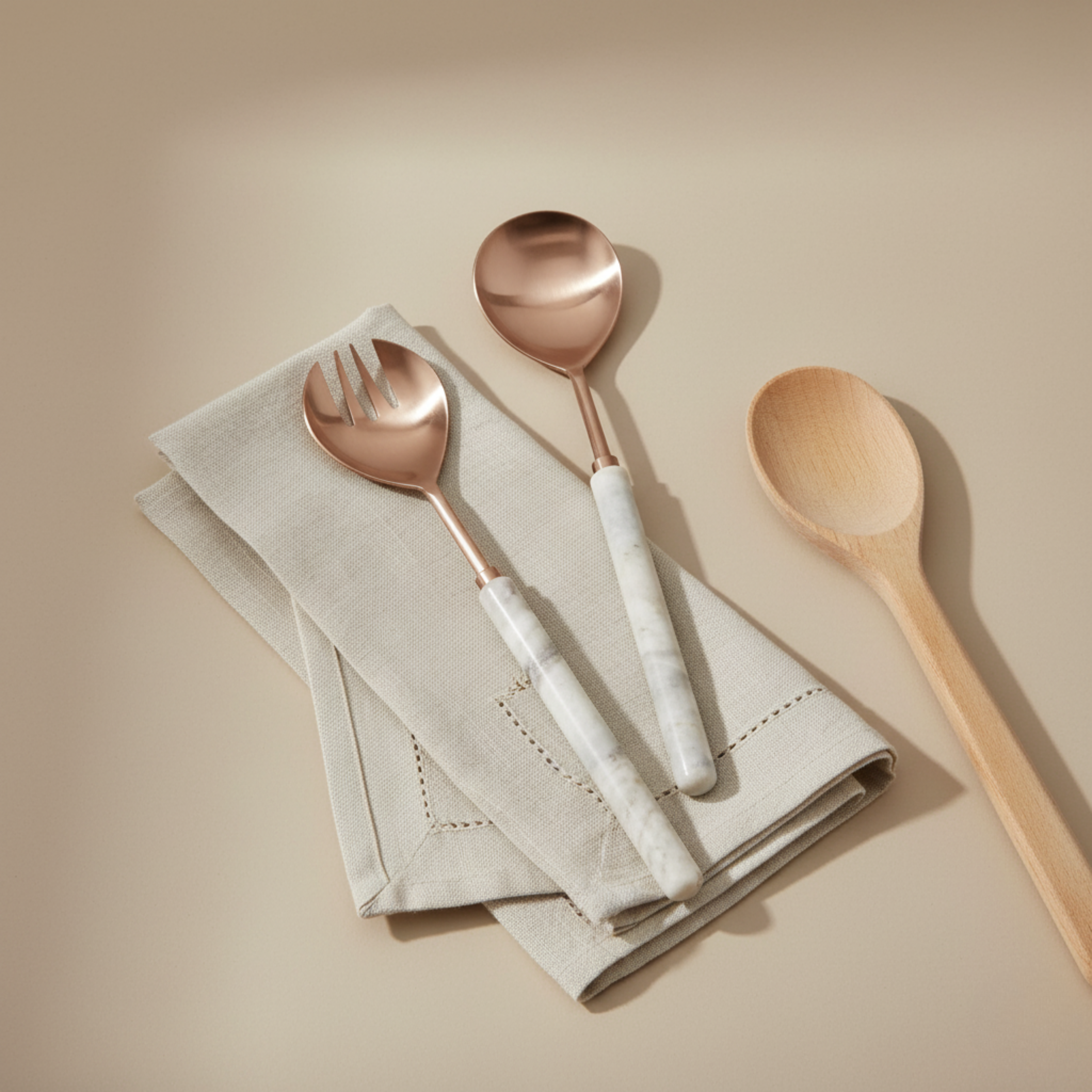 Waterfall Marble Serving Set