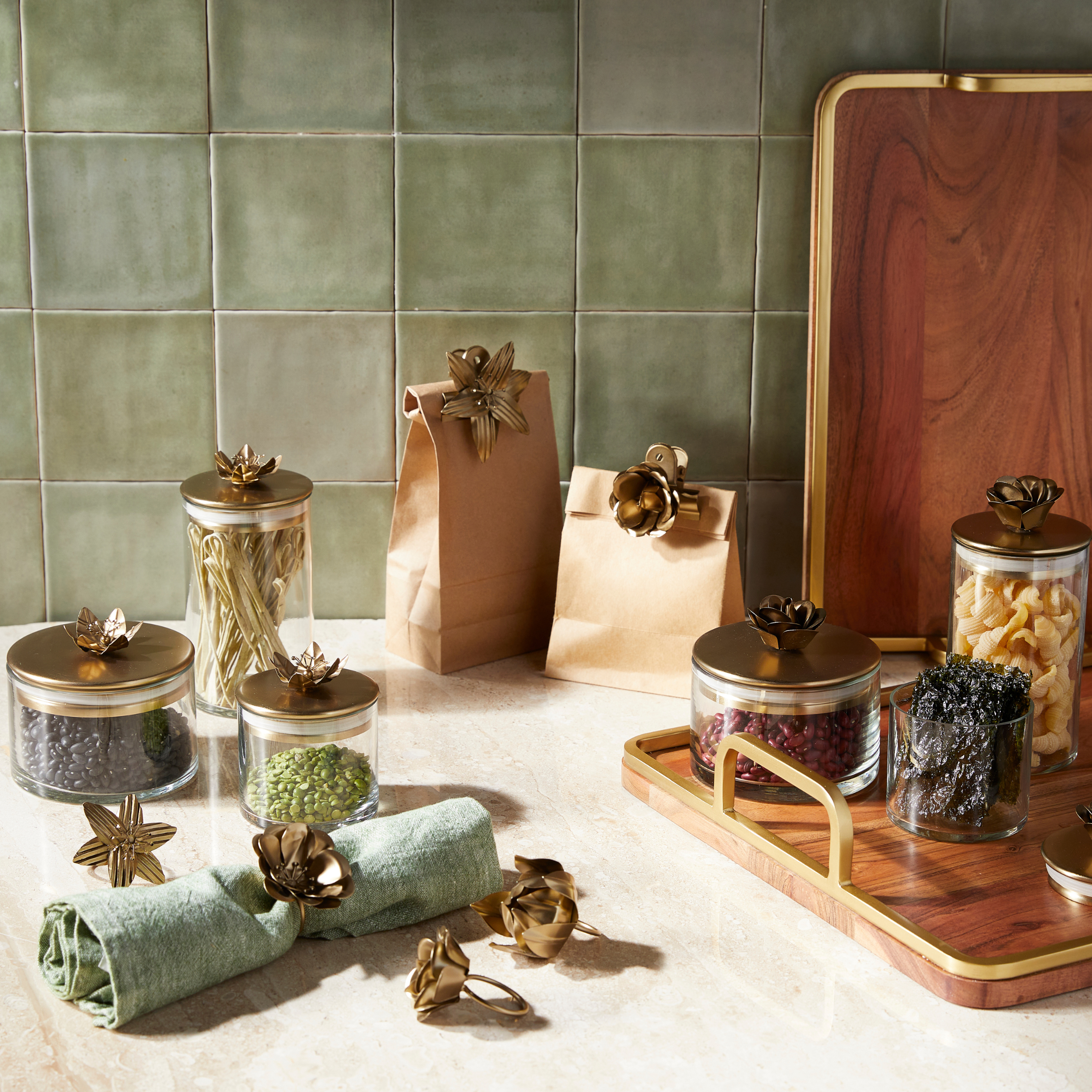 Botanical Clip, Set of 5