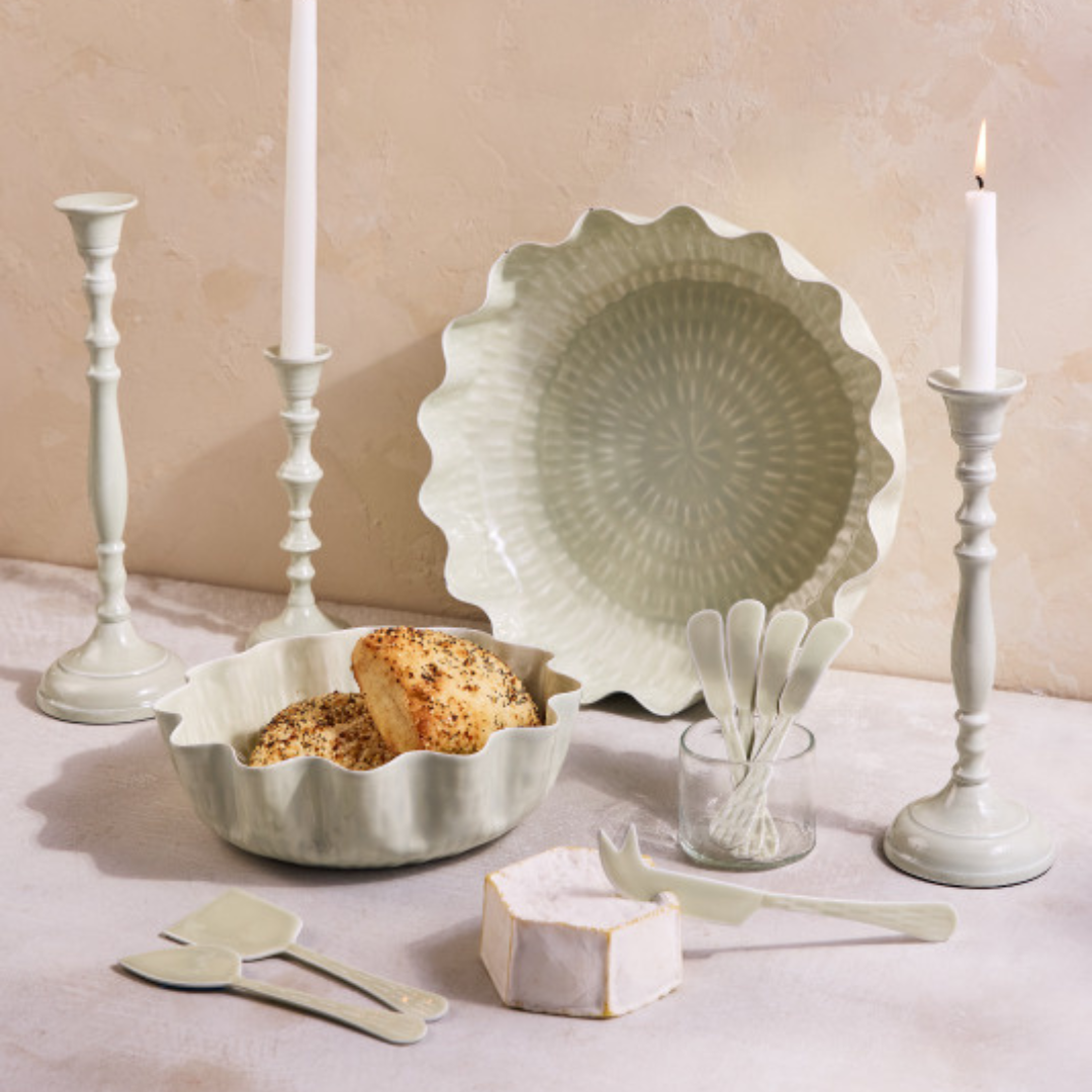 Nera Light Green Cheese Set of 3