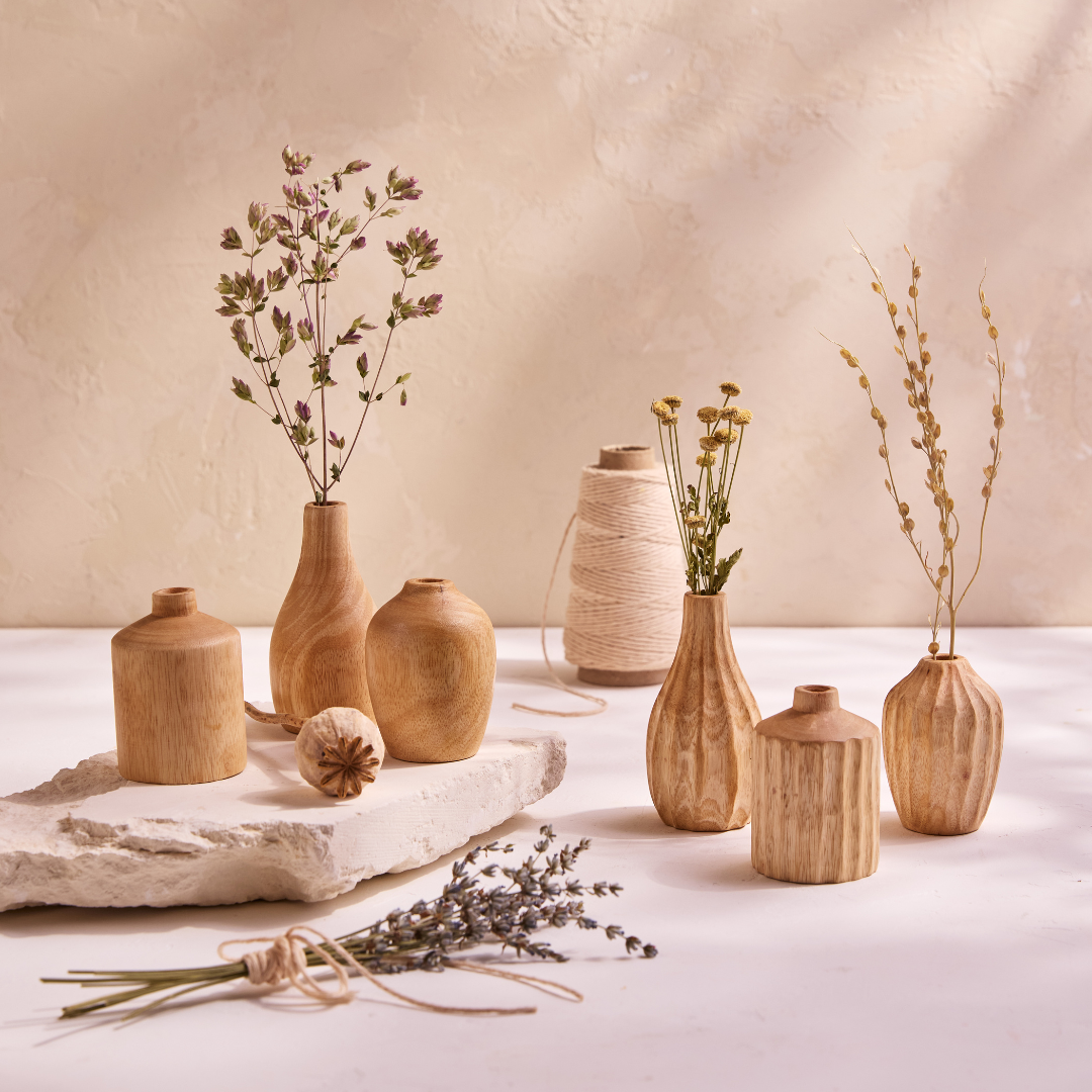 Kiln Mango Mini Vases, Set of 3