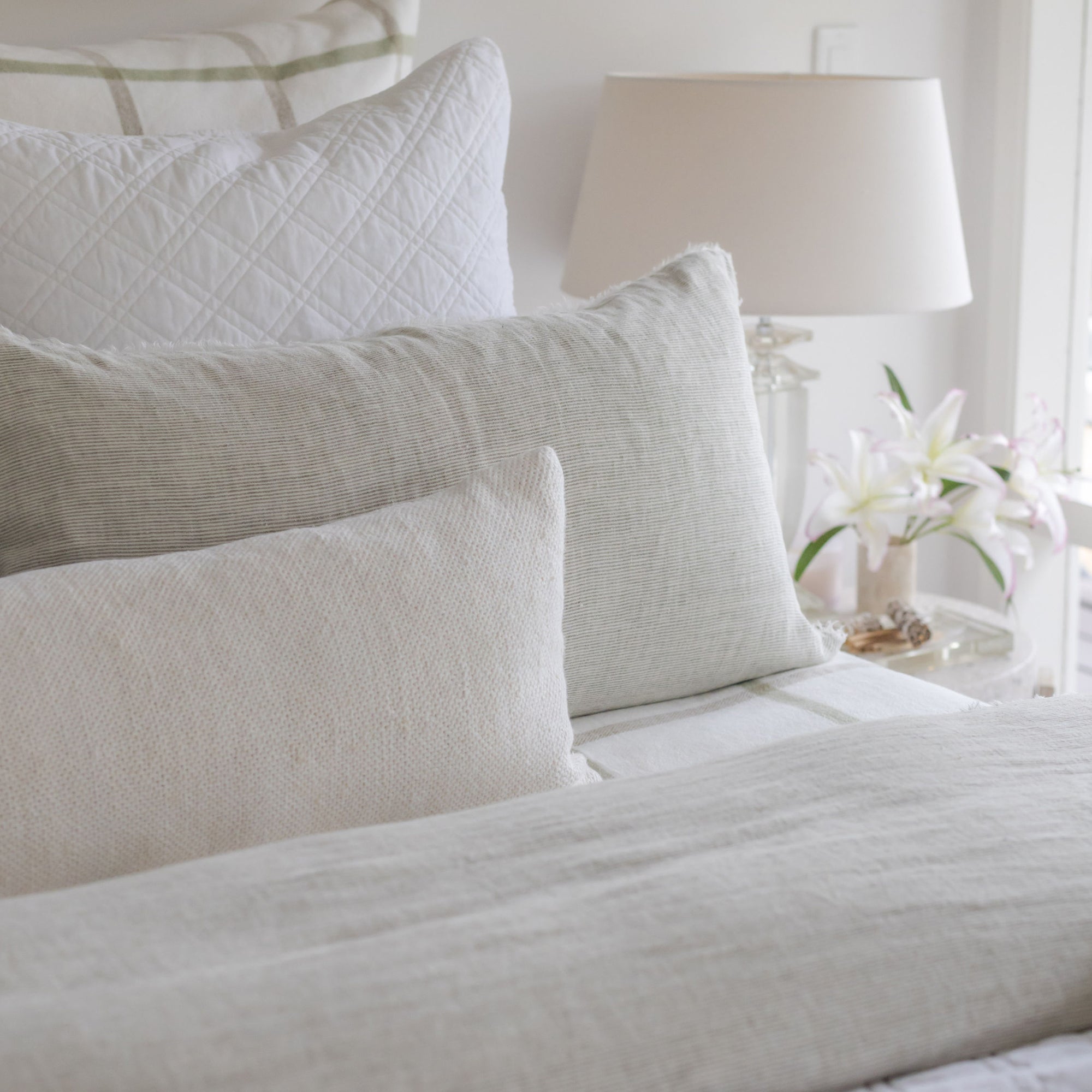 Hampton Large Euro Sham, White