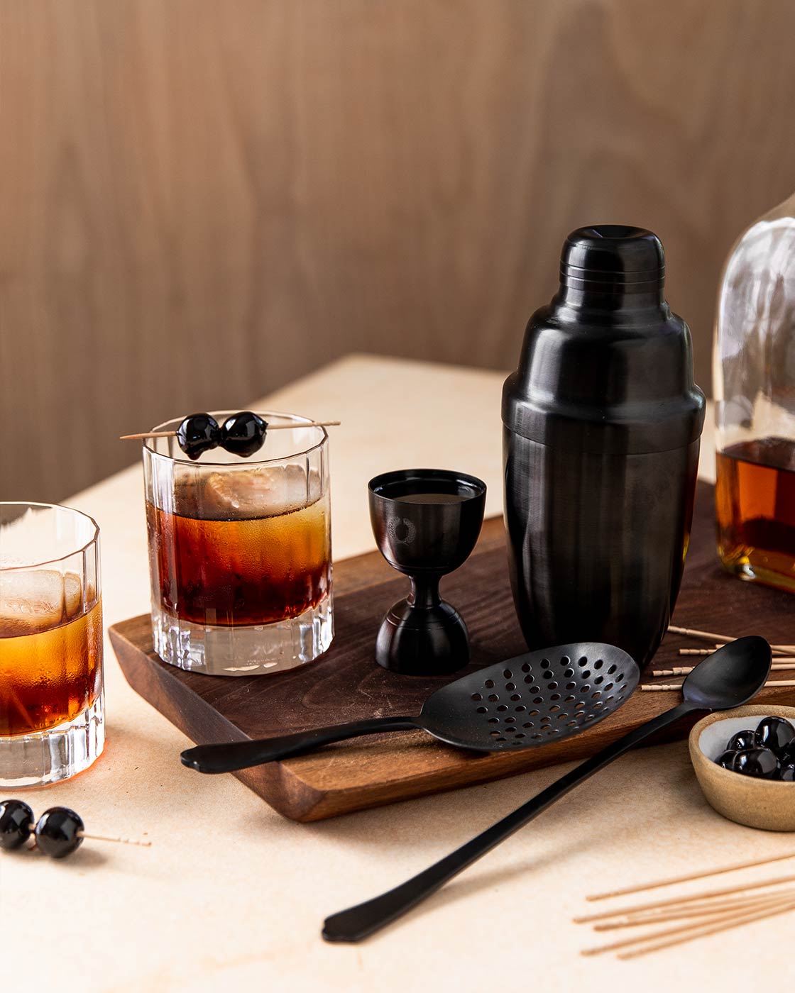 Essex Barware - Brushed Onyx