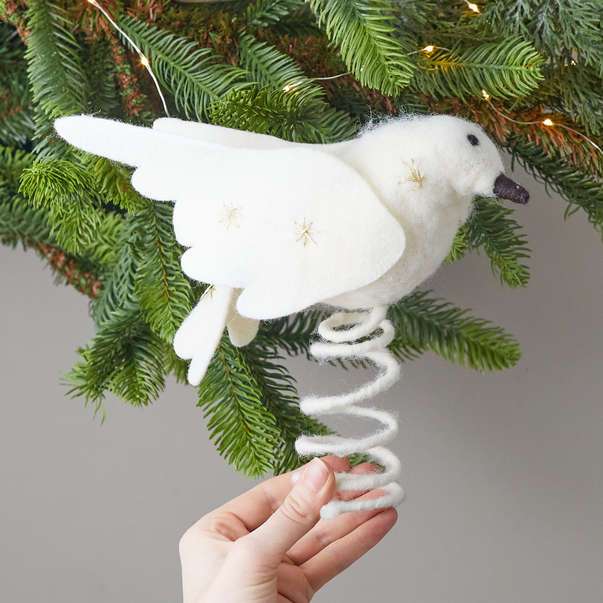 Felt Dove Tree Topper