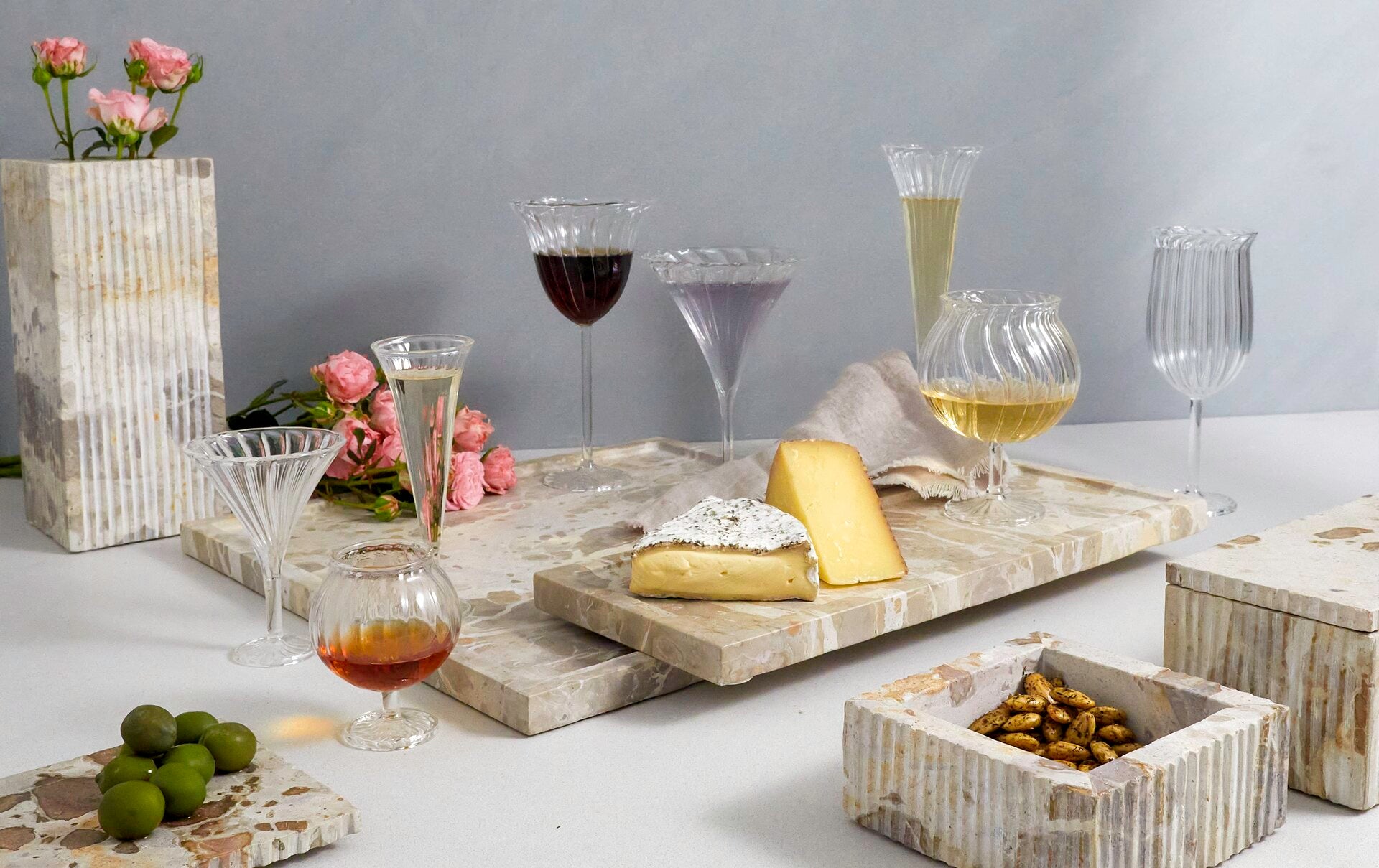 Tulipa Aperitif Glasses, Set of 3