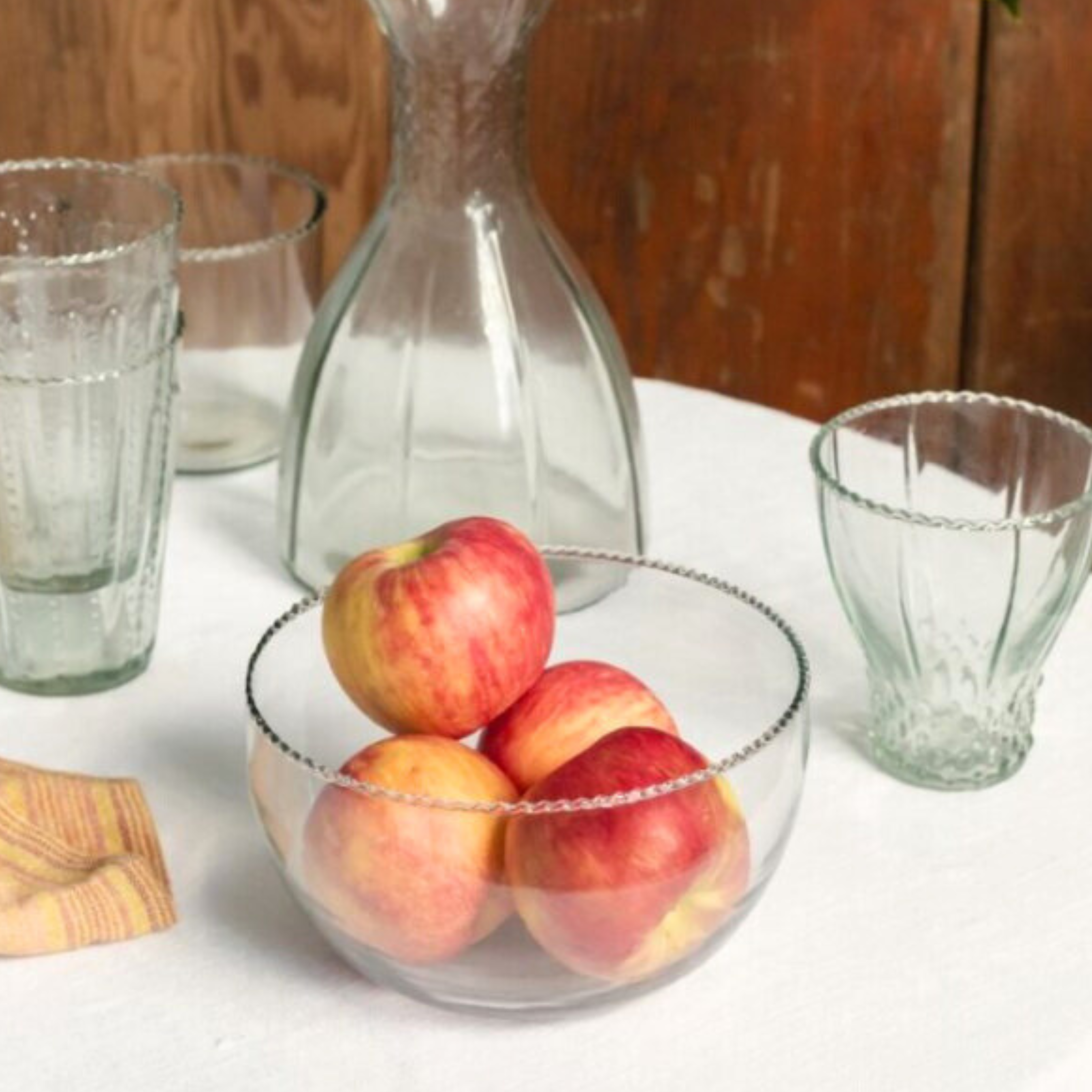 Ruffle Bell Glass, Set of 4