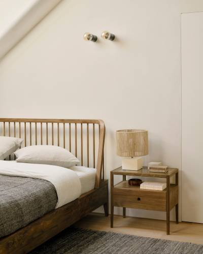 Spindle Solid Reclaimed Teak Bed, King