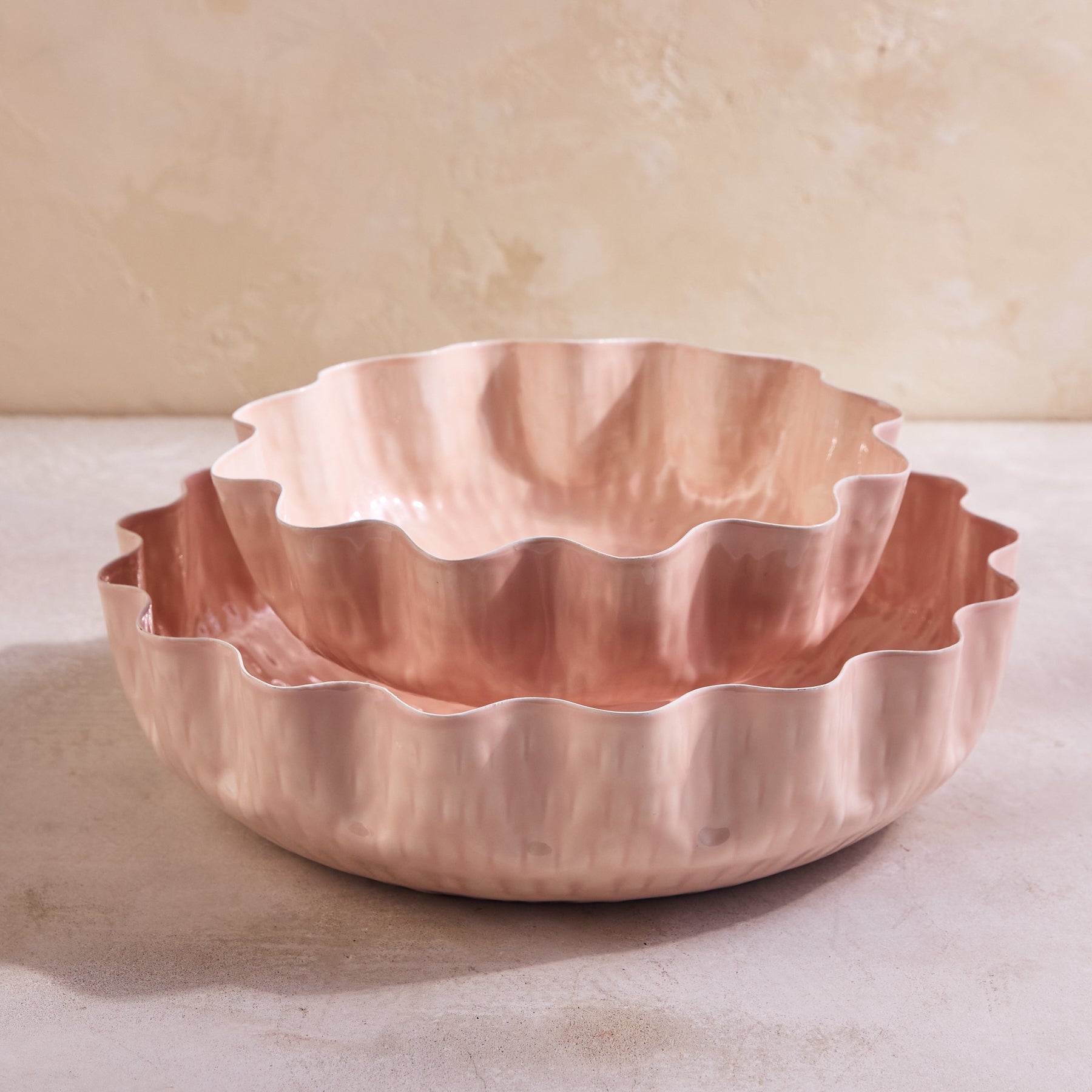 Nera Light Rose Bowls, Set of 2