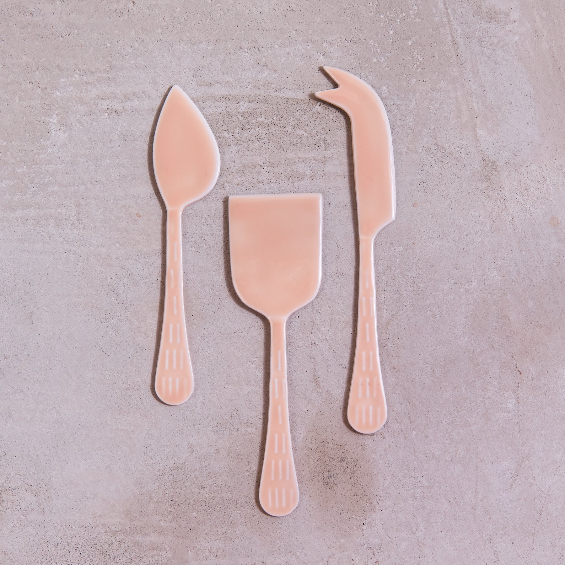 Nera Light Rose Cheese Set of 3