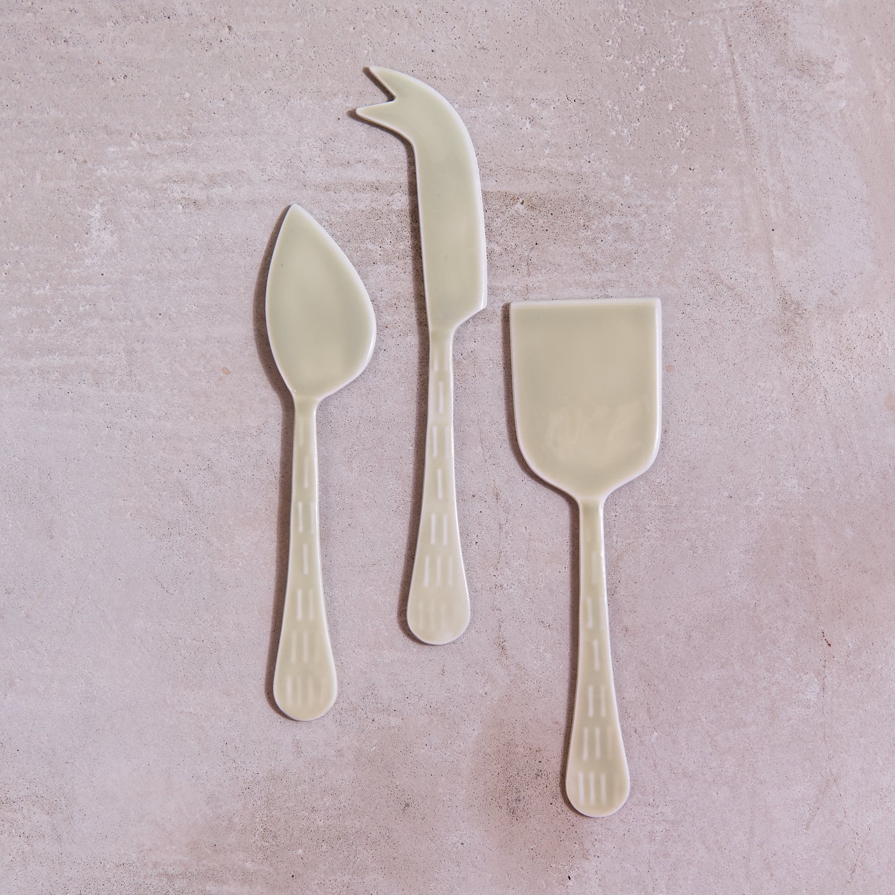 Nera Light Green Cheese Set of 3