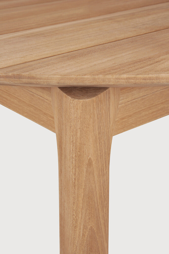 Bok Outdoor Solid Teak Round Dining Table