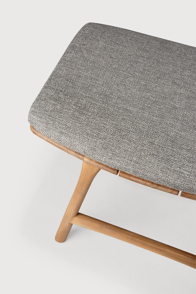 Osso outdoor stool - teak - Mocha fabric