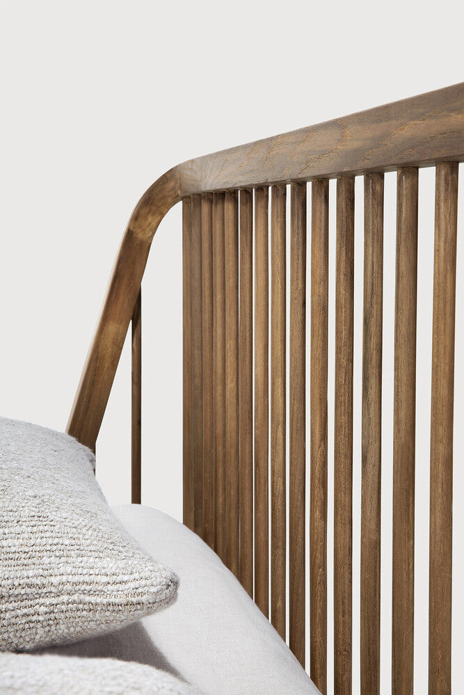 Spindle Solid Reclaimed Teak Bed, Queen