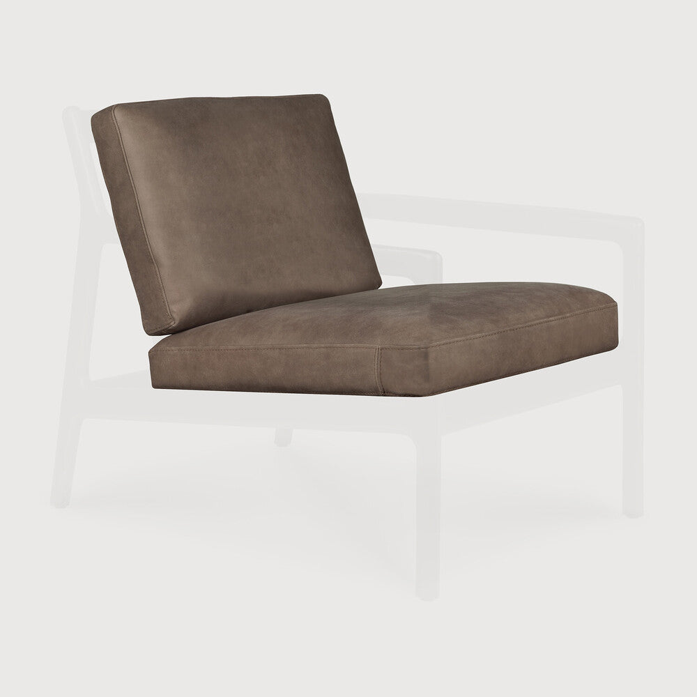 Jack Lounge Chair Cushion Set, Terra Nubuck Leather