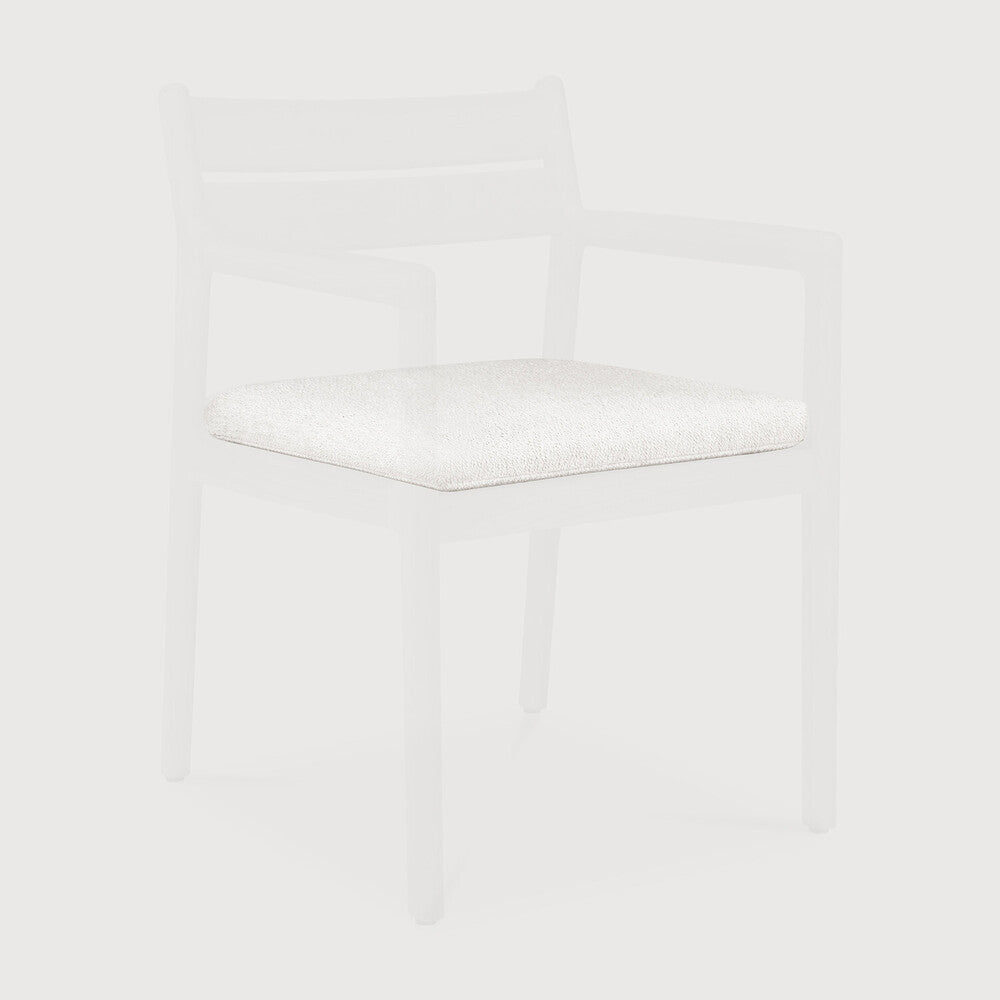 Jack outdoor dining chair seat cushion - Off White fabric