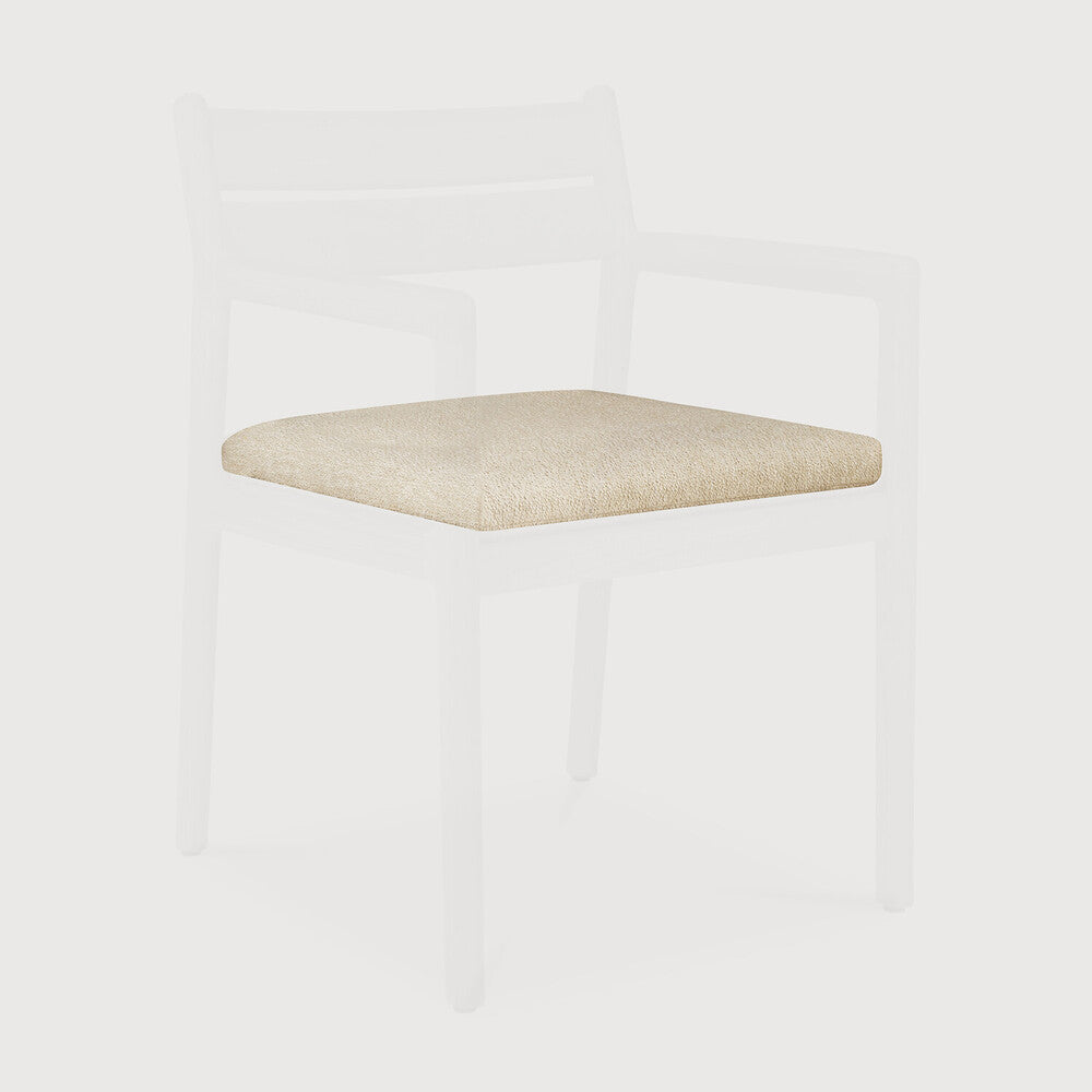 Jack outdoor dining chair seat cushion - Natural fabric