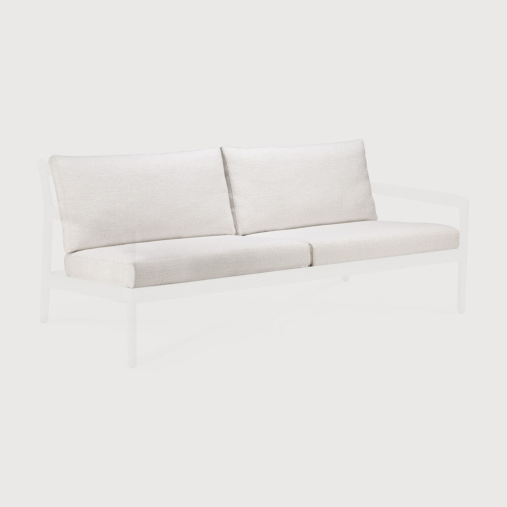 Jack Outdoor Sofa 2 Seater Cushion Set, Off White Fabric