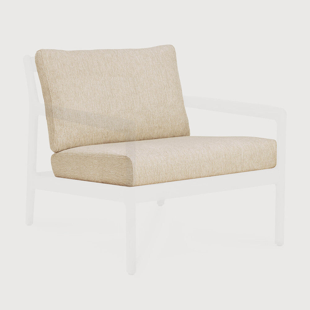 Jack Outdoor Lounge Chair Cushion Set, Natural Fabric