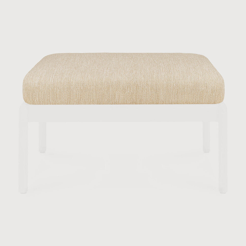 Jack Footstool Cushion, Natural Fabric