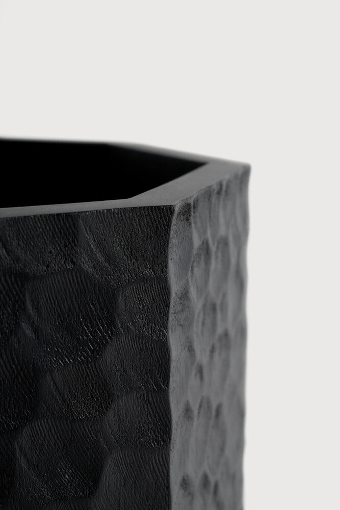 Chopped Mahogany Paper Basket