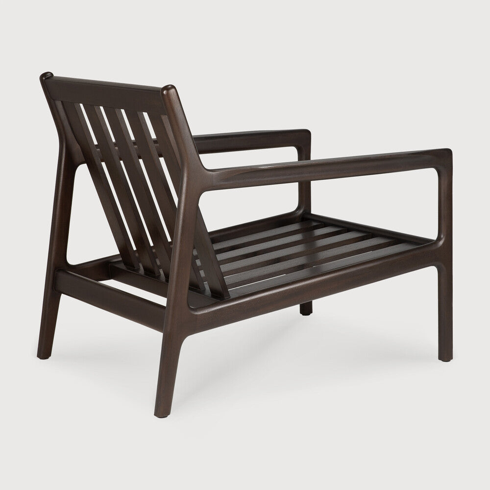 Jack Lounge Chair Frame, Varnished Mahogany, Dark Brown
