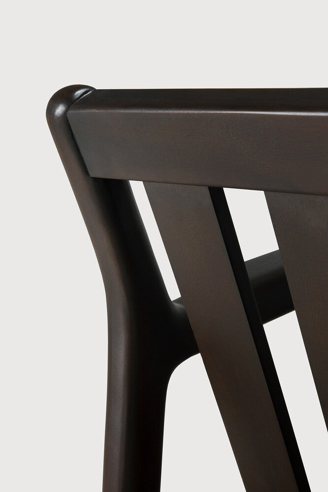 Jack sofa frame - varnished mahogany - dark brown - 2+ seater