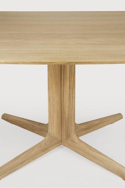 Corto Solid Oak Dining Table, Square