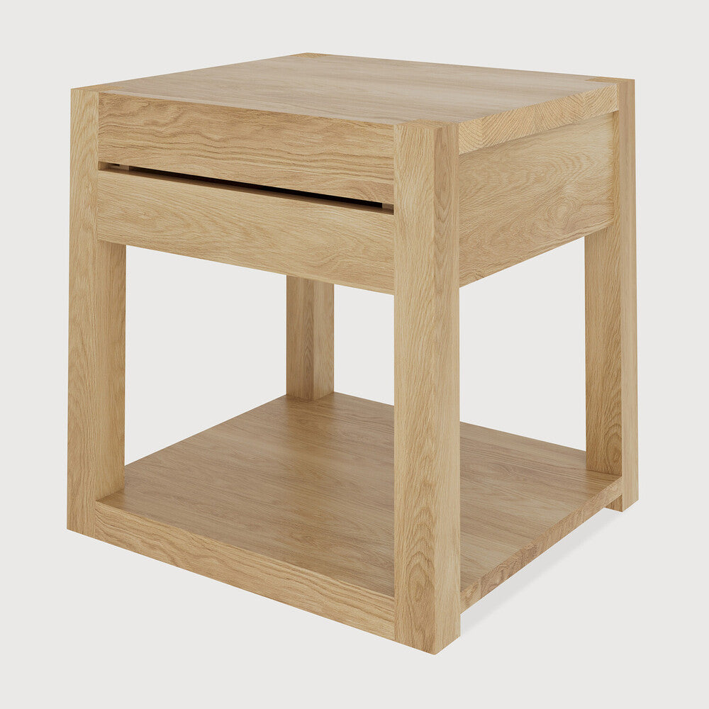 Azur Solid Oak Bedside Table
